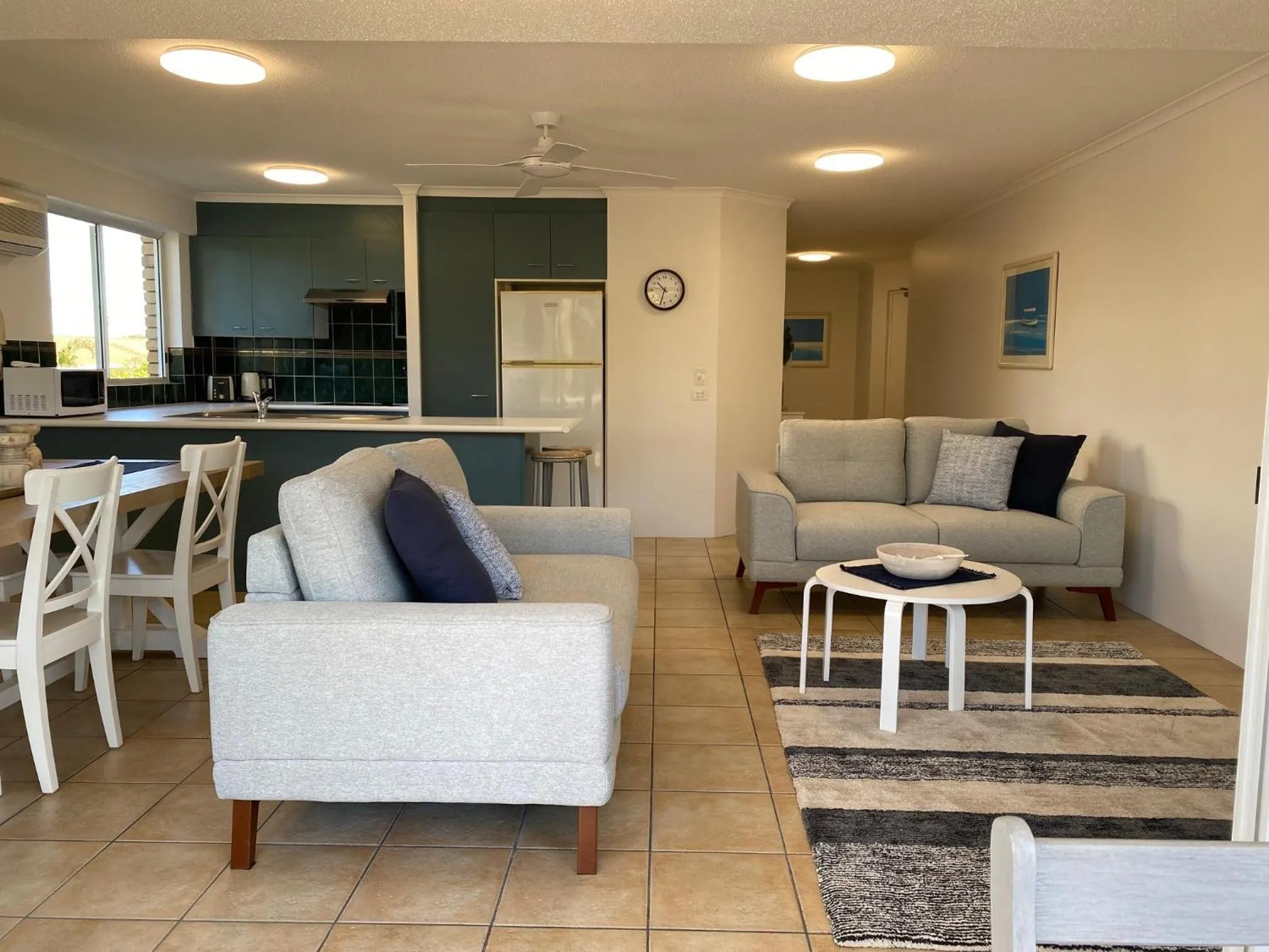 Living room in Belvedere Apartments