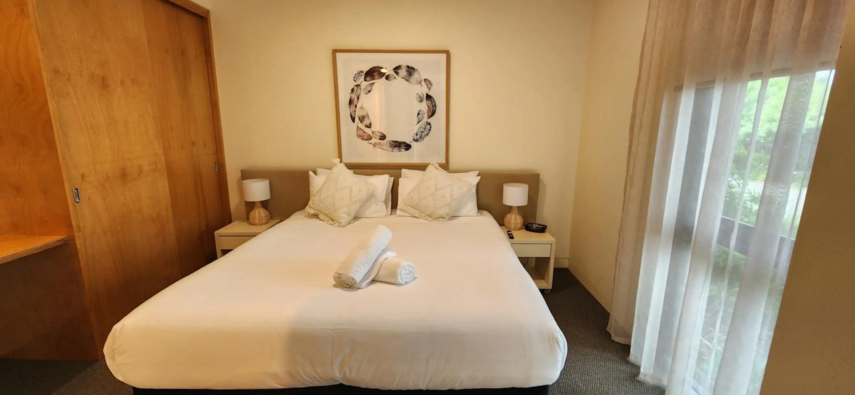 Bed in Phillip Island Apartments