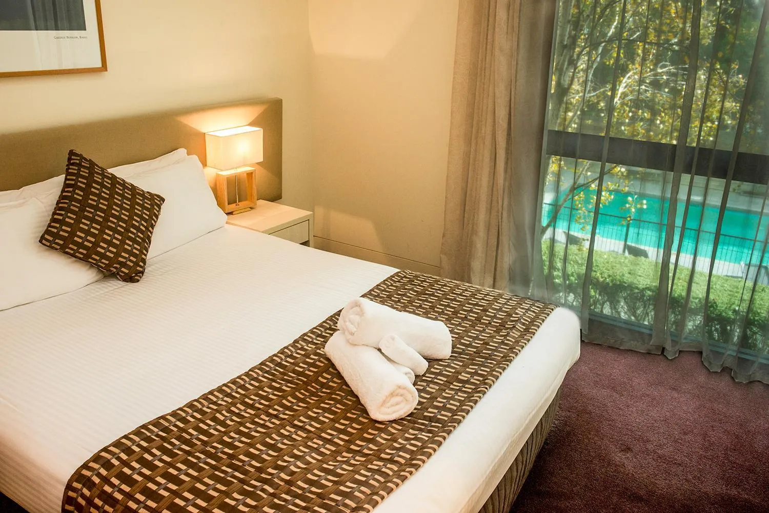 Bed in Phillip Island Apartments