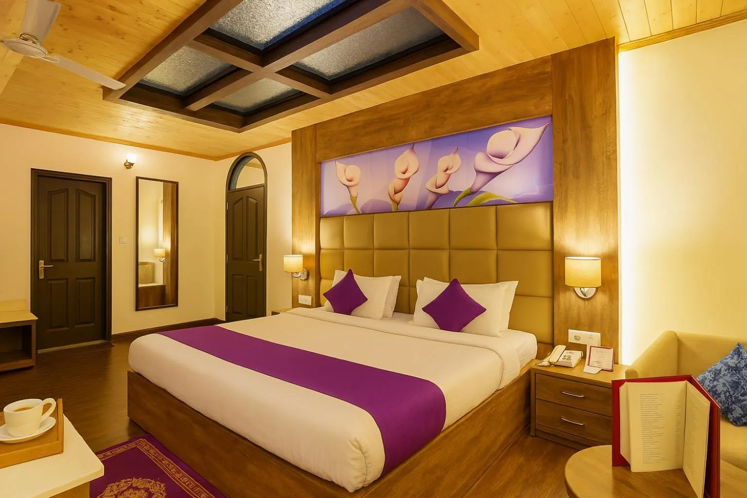 Bed in Vilasa Lall Ji Resort