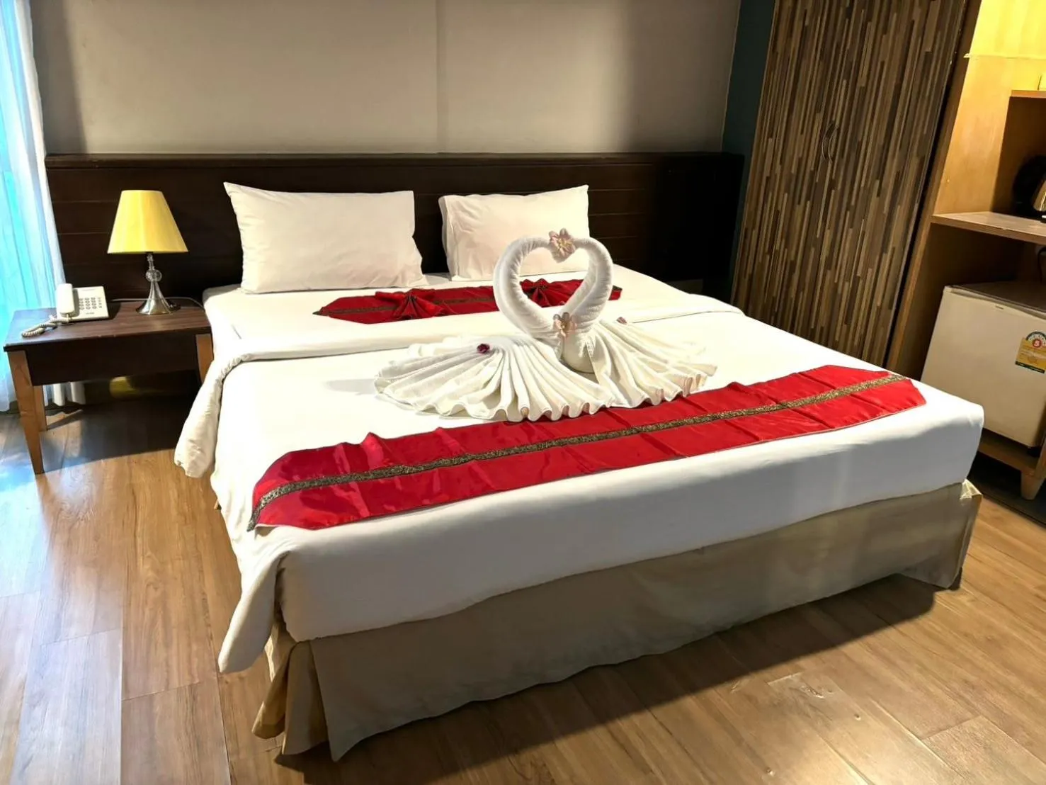 Bed in Aloha Hatyai Hotel