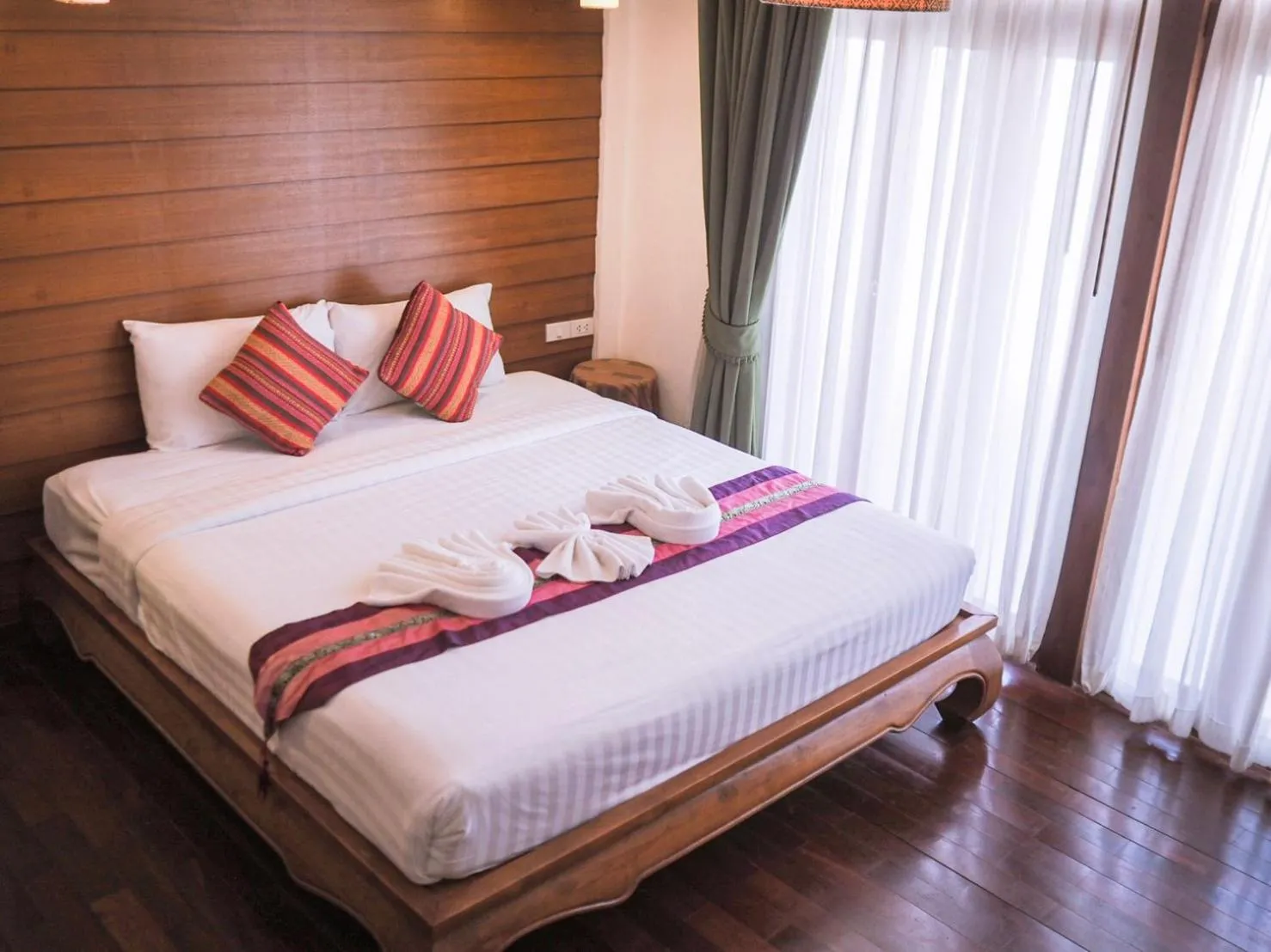 Bed in Rustic Guest House