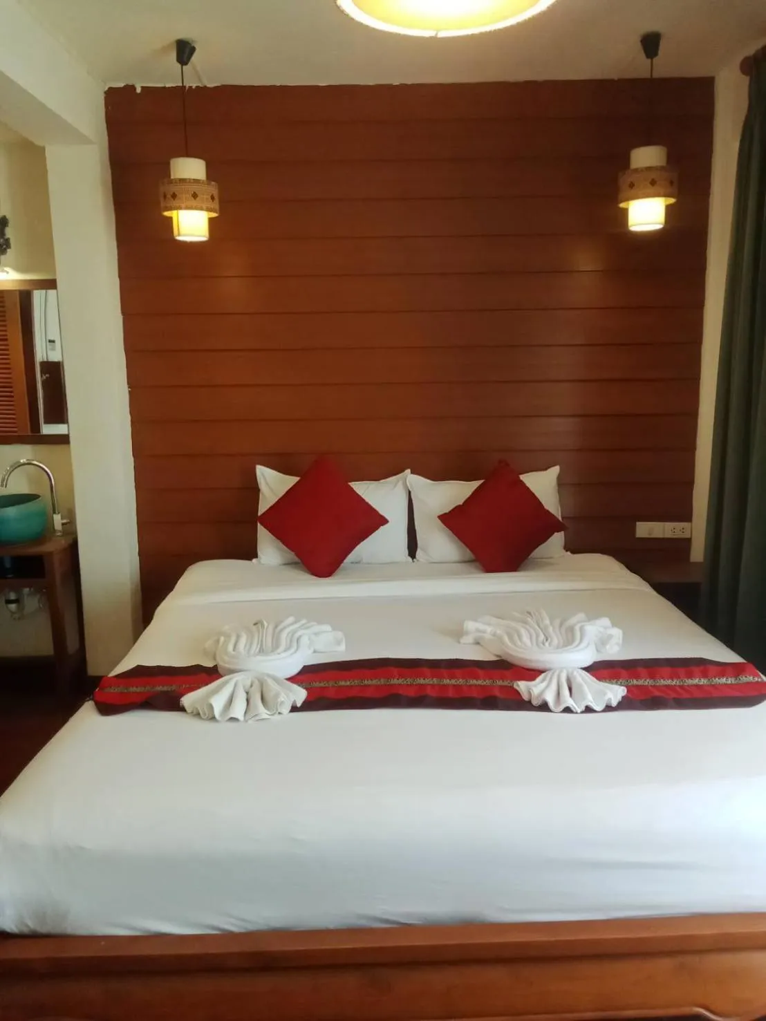 Bed in Rustic Guest House