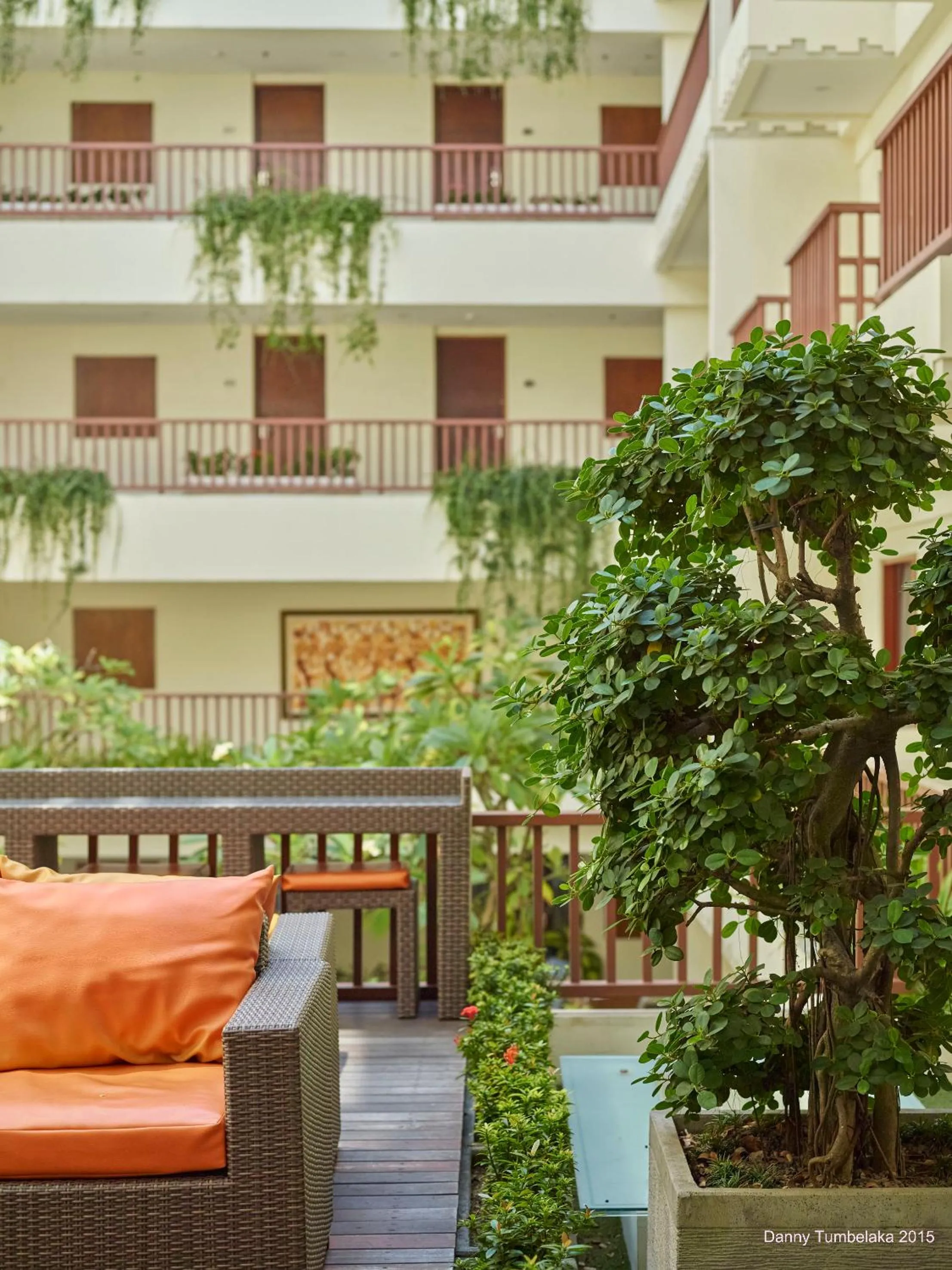 Garden view in Sense Sunset Hotel Seminyak