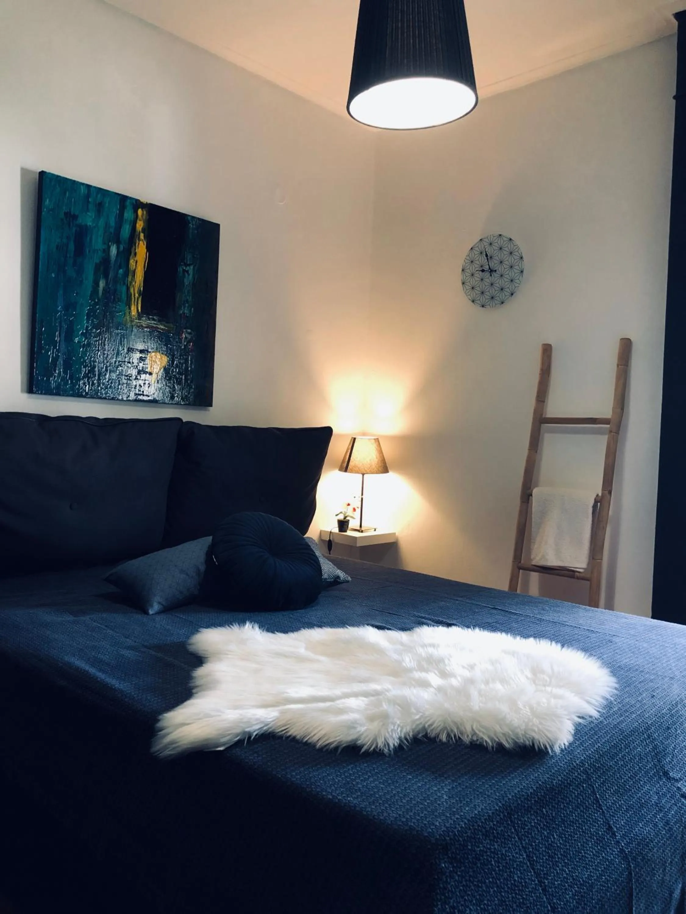 Bed in Home Plus Psirri Apartment