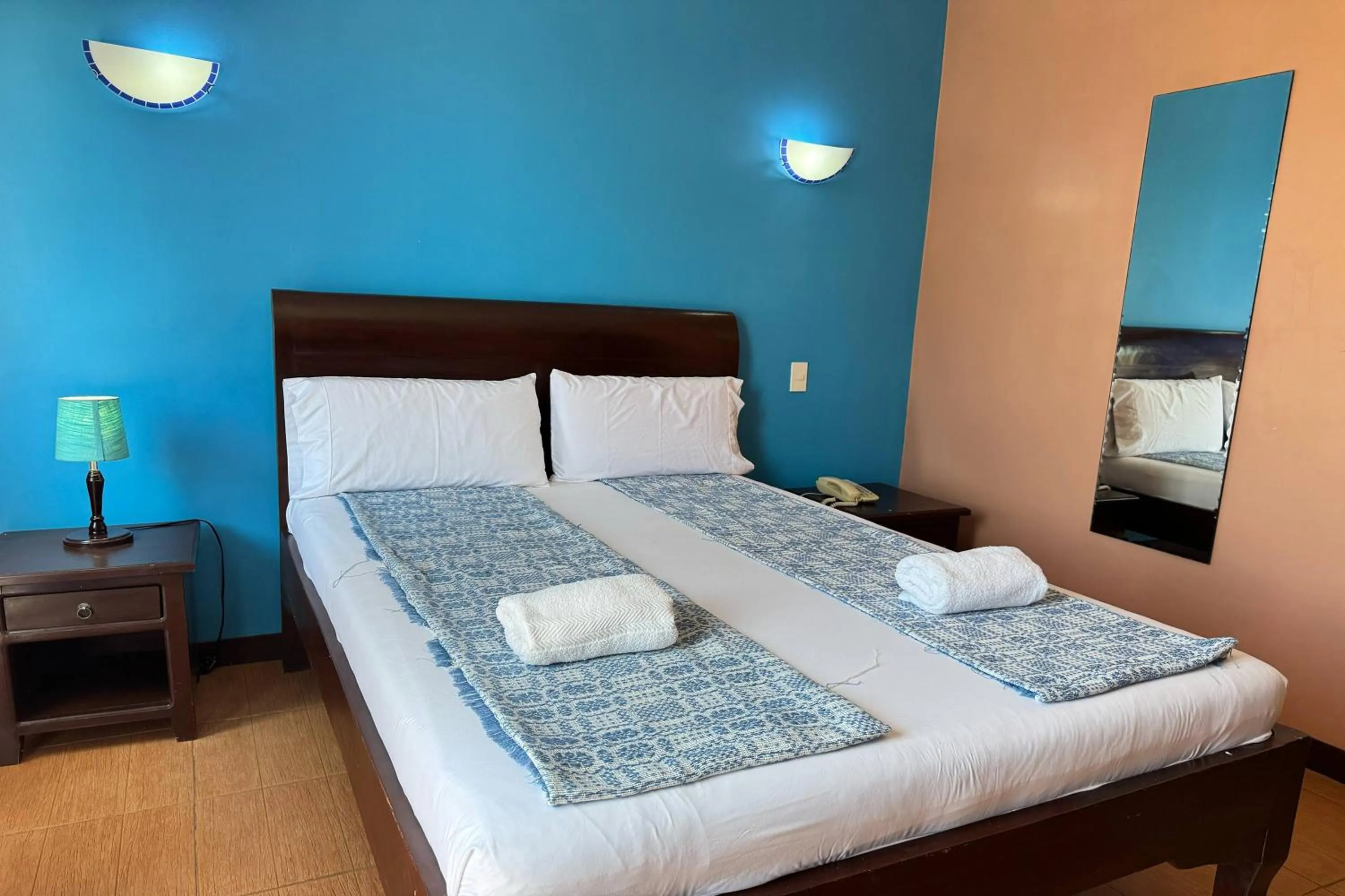 Photo of the whole room, Bed in OveMar Resort Hotel near Vigan