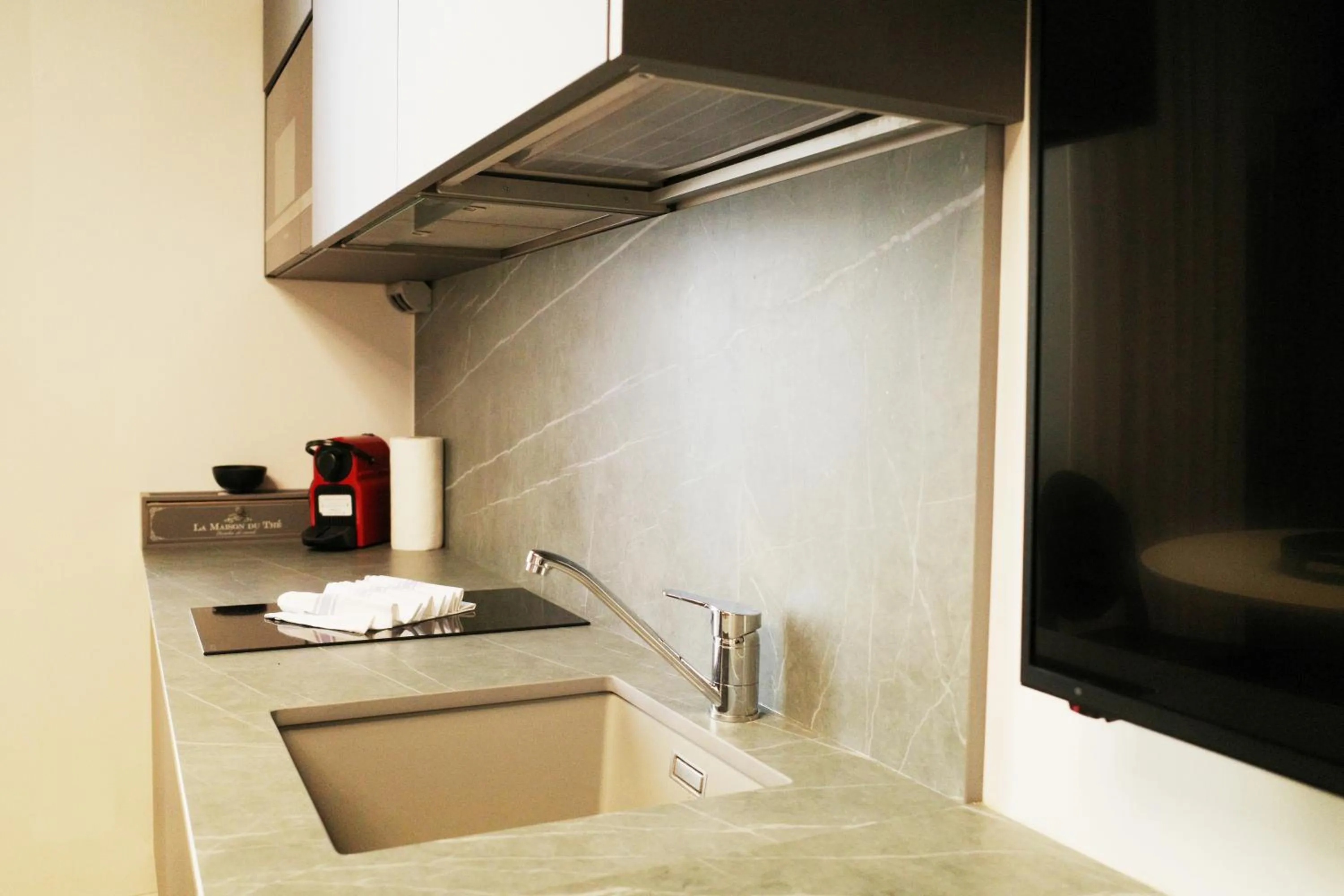 Kitchen or kitchenette in PORTA NUOVA SUITES