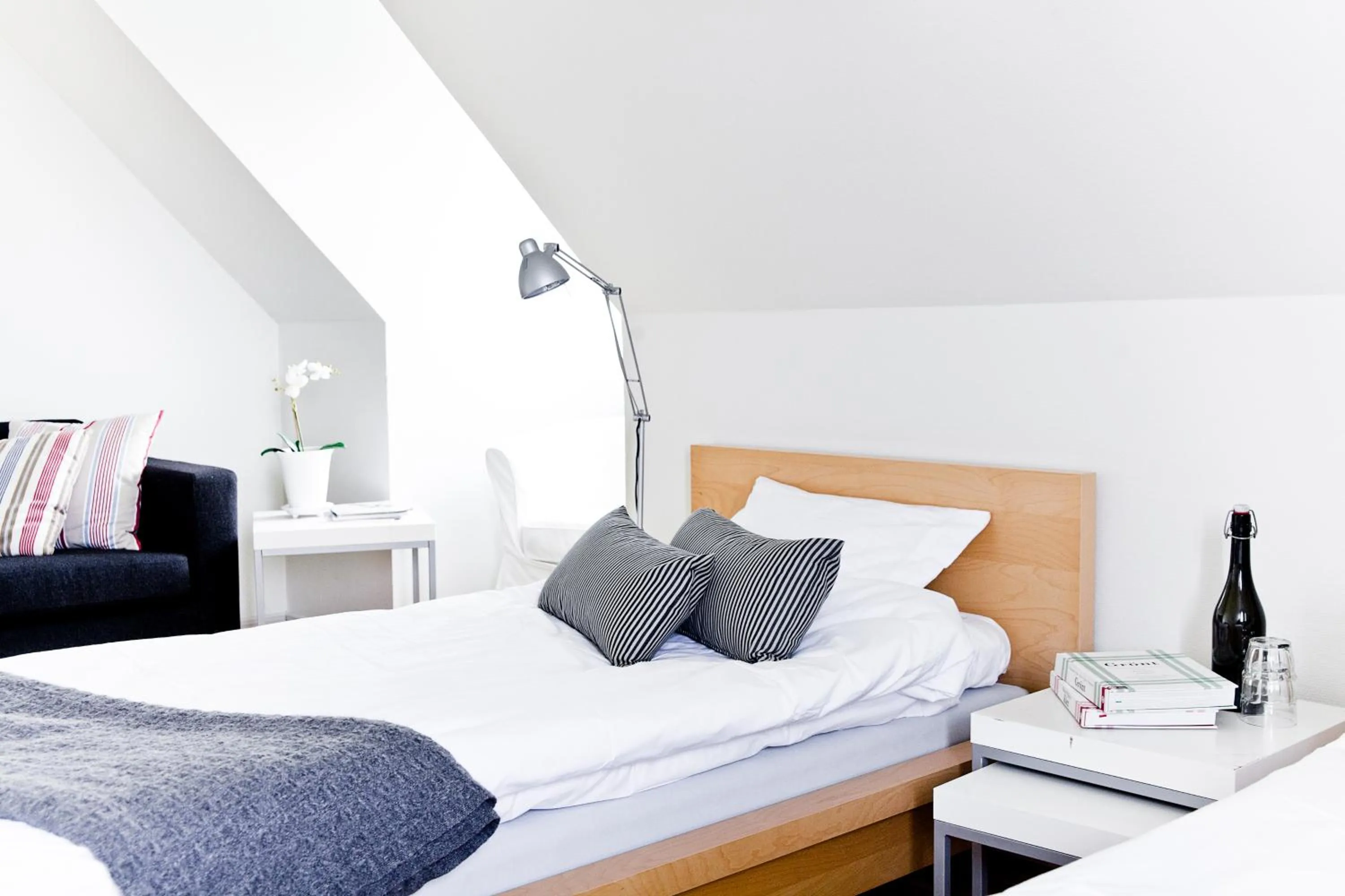 Bedroom, Bed in Abbekås Golfrestaurang & Hotell