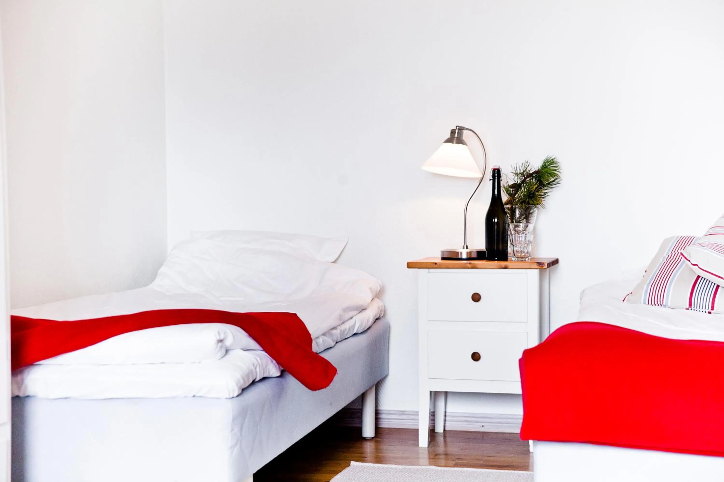 Bedroom, Bed in Abbekås Golfrestaurang & Hotell