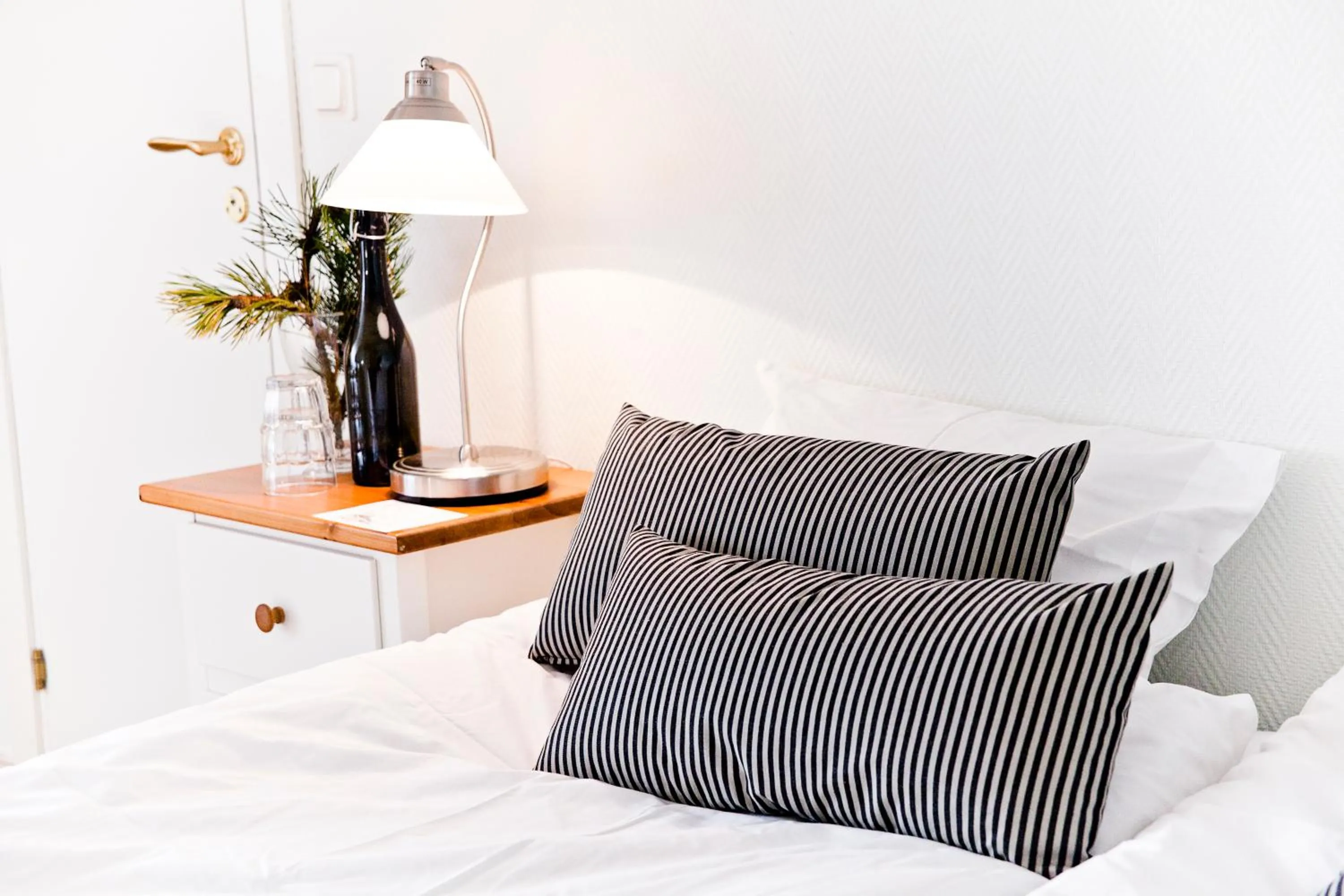 Bedroom, Bed in Abbekås Golfrestaurang & Hotell