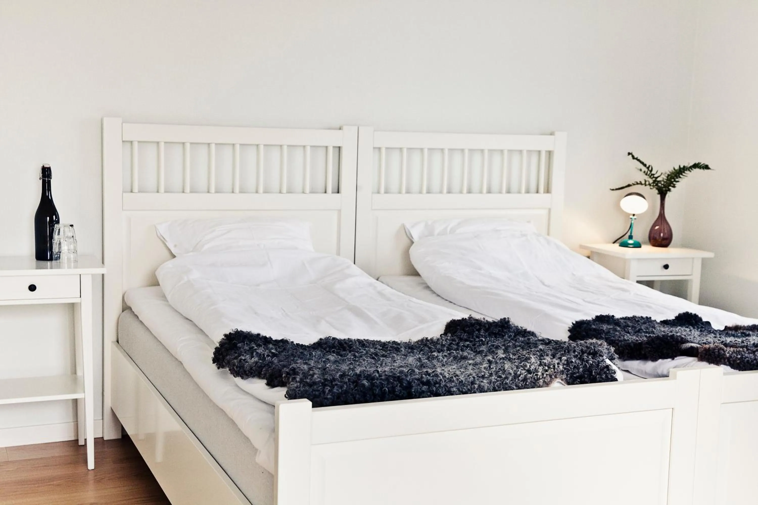 Bedroom, Bed in Abbekås Golfrestaurang & Hotell