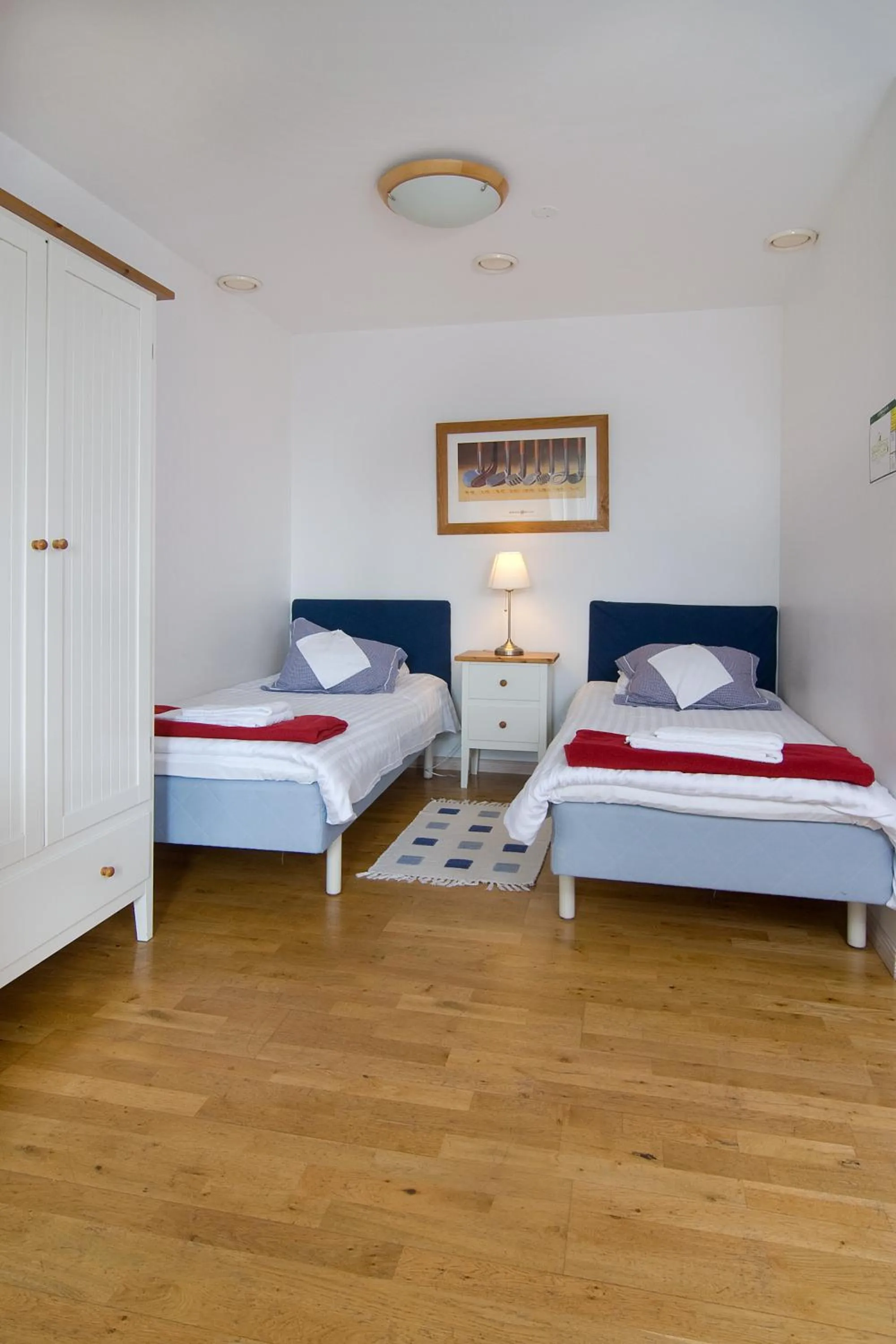 Bedroom, Bed in Abbekås Golfrestaurang & Hotell