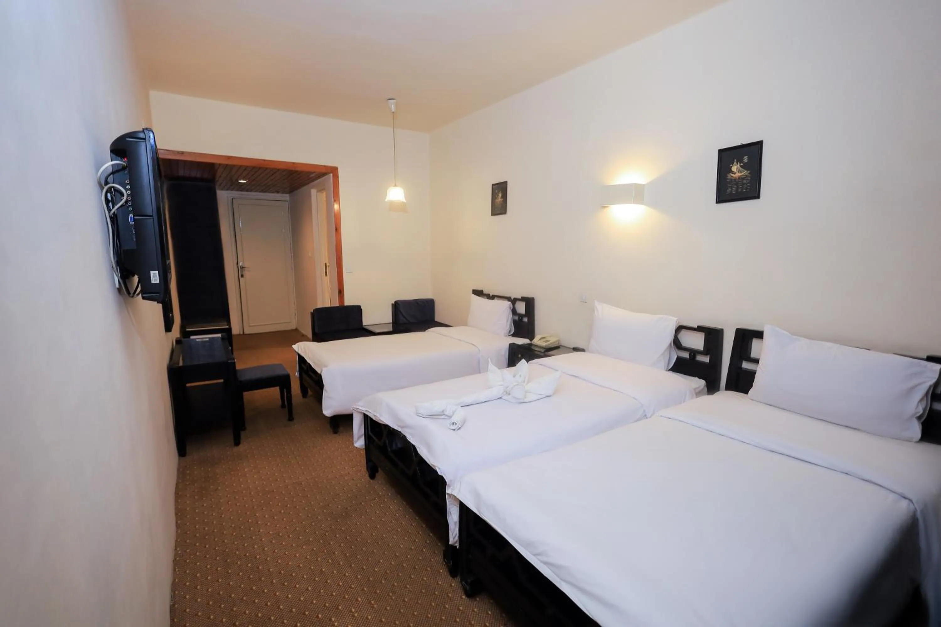 Bed in Cleopatra Hotel