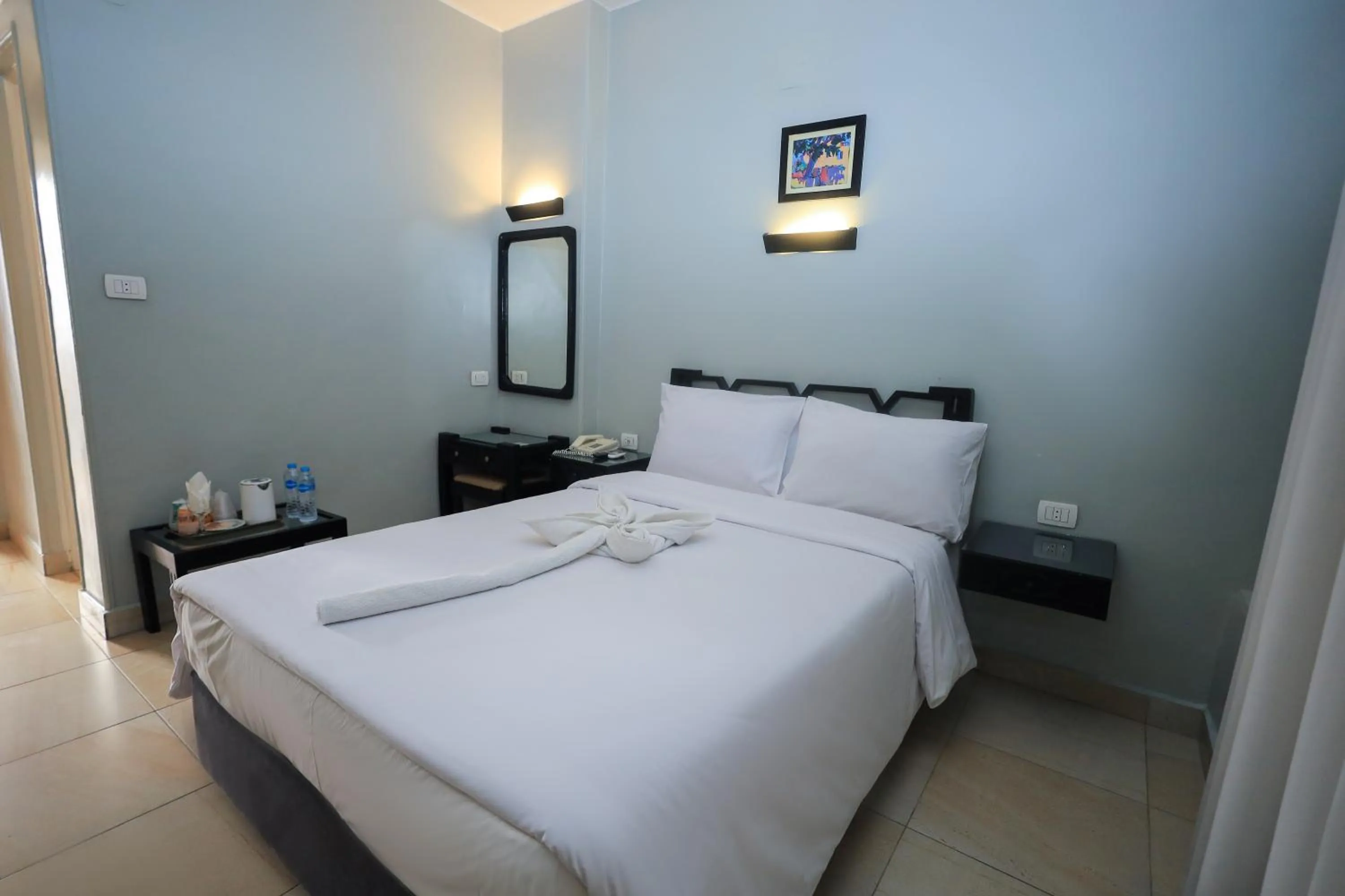 Bed in Cleopatra Hotel