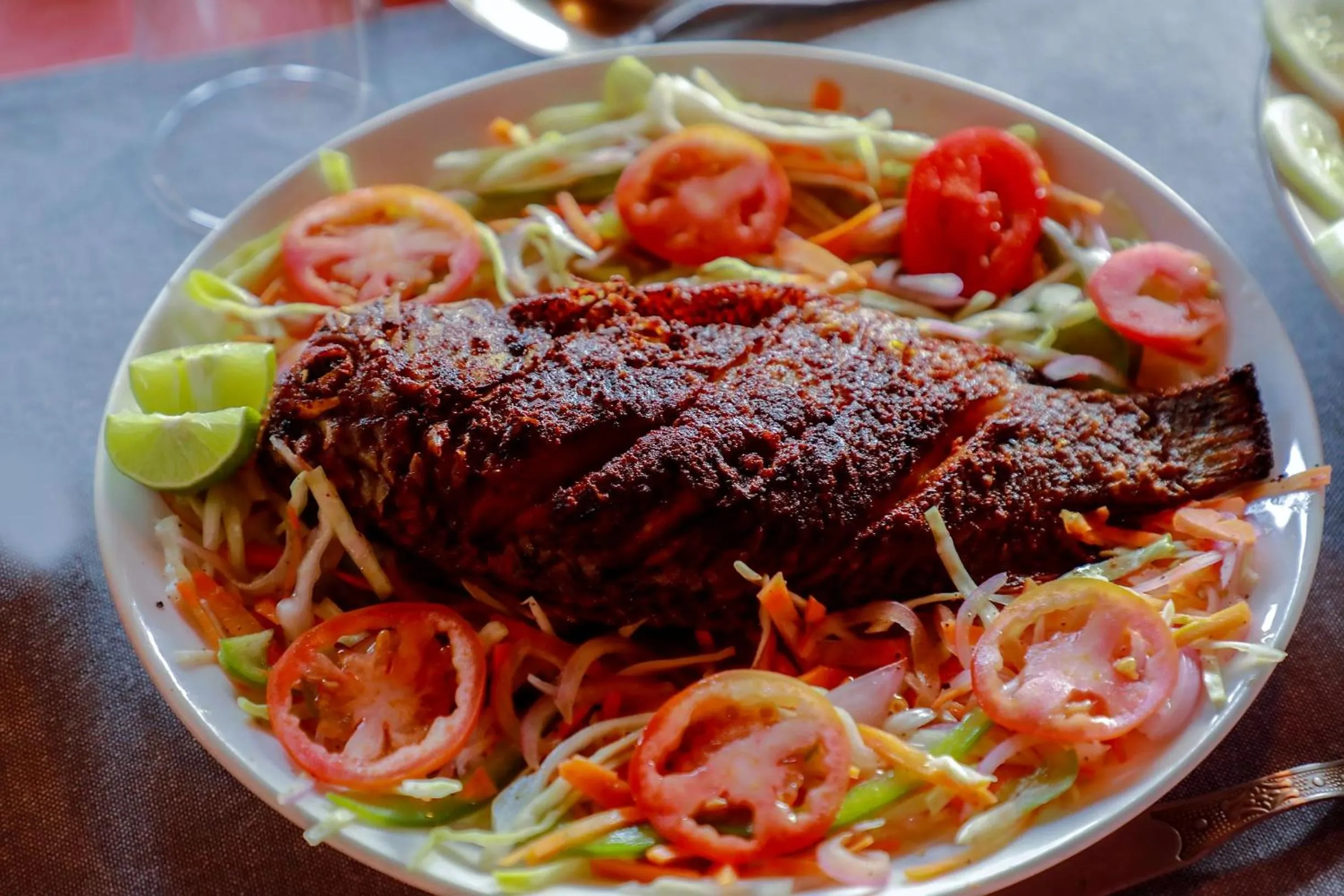 Dining area in Planet Green Plantation Resorts, Wayanad, Kerala