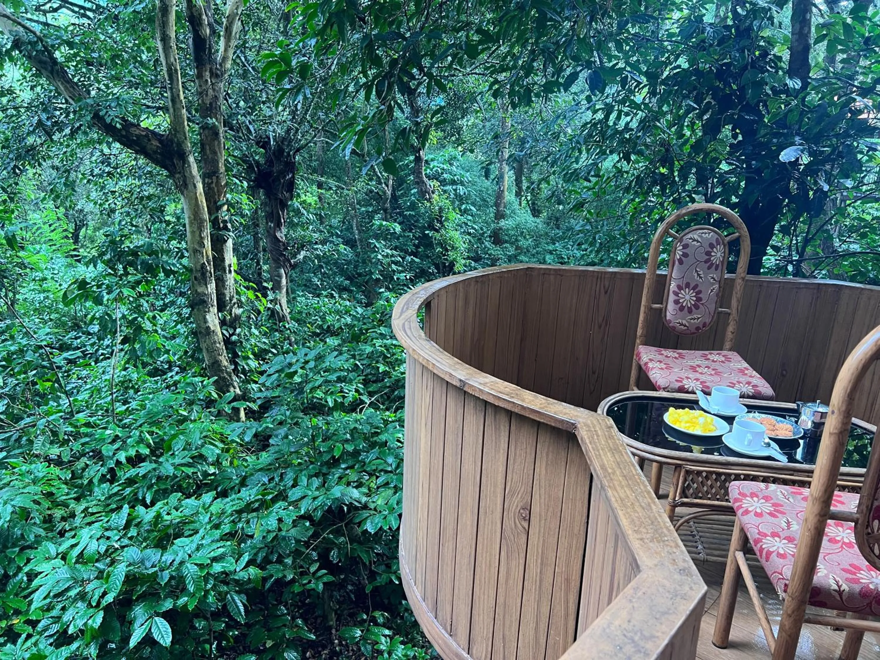 Balcony/Terrace in Planet Green Plantation Resorts, Wayanad, Kerala