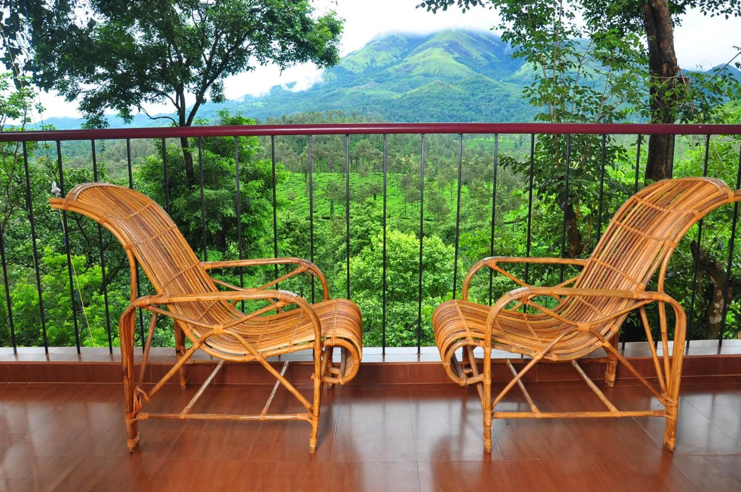 Balcony/Terrace in Planet Green Plantation Resorts, Wayanad, Kerala