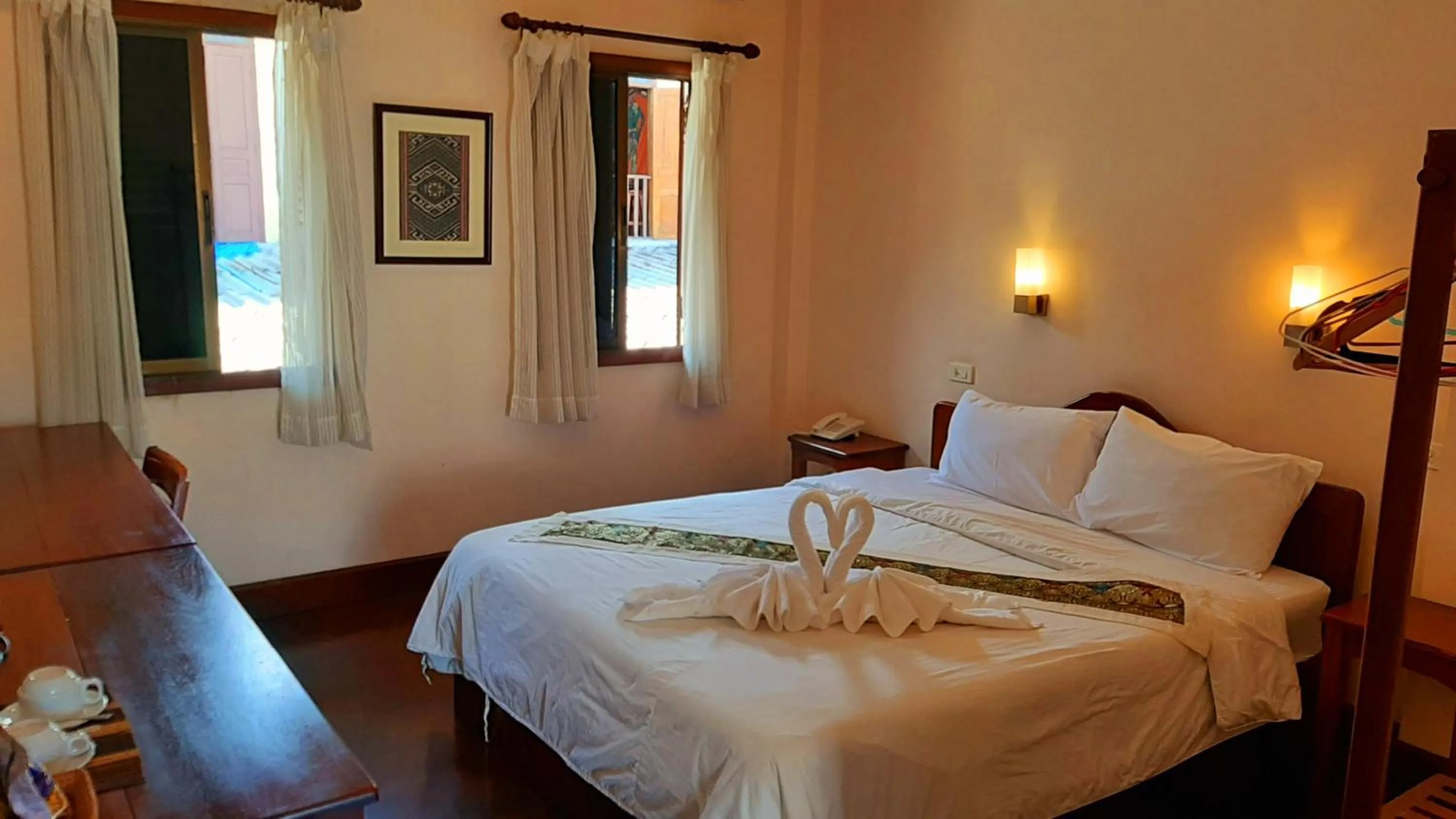 Bed in Pakhongthong Villa