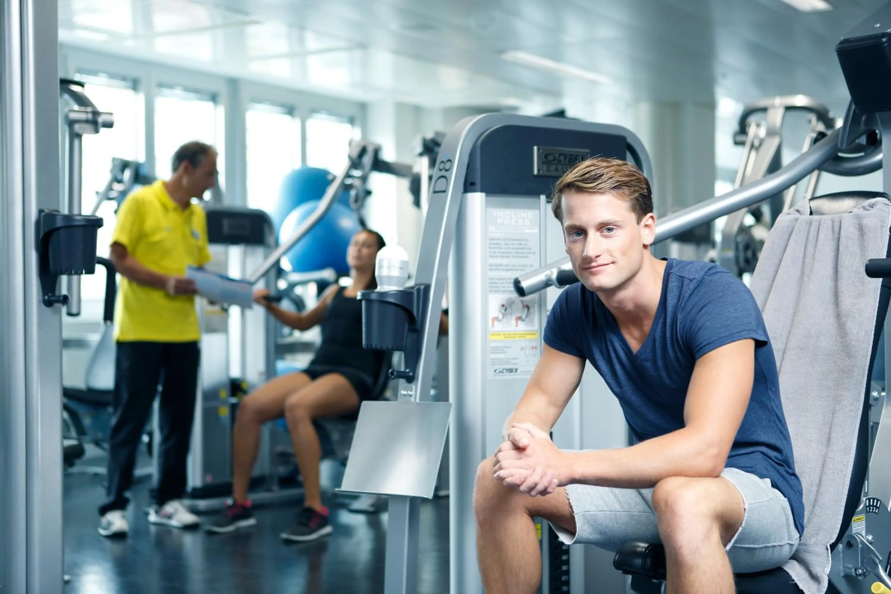 Fitness centre/facilities in Hotel Banana City Winterthur
