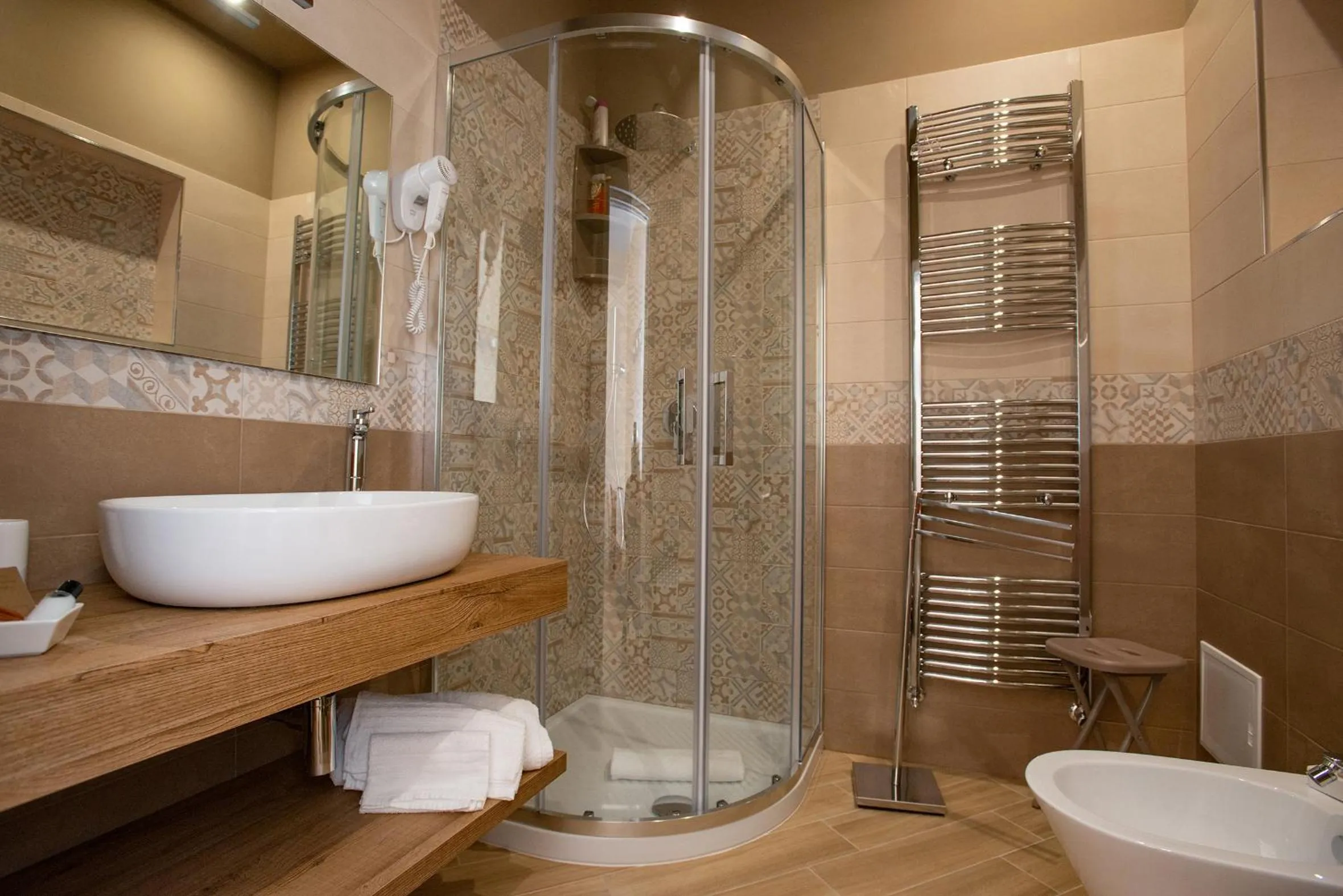 Shower in b&b Rita, nel cuore del Salento