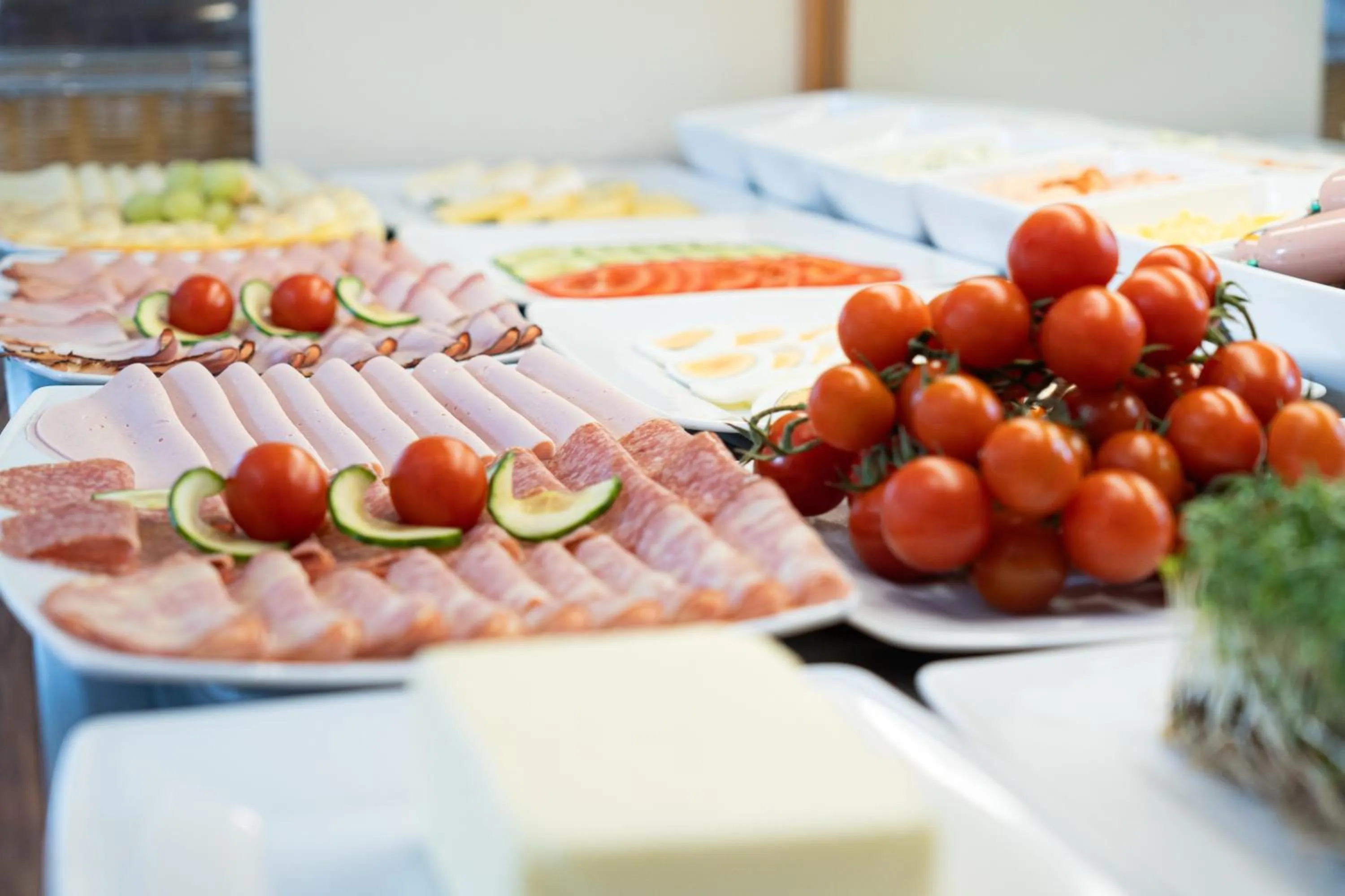 Buffet breakfast in Hotel Garni Thermenglück
