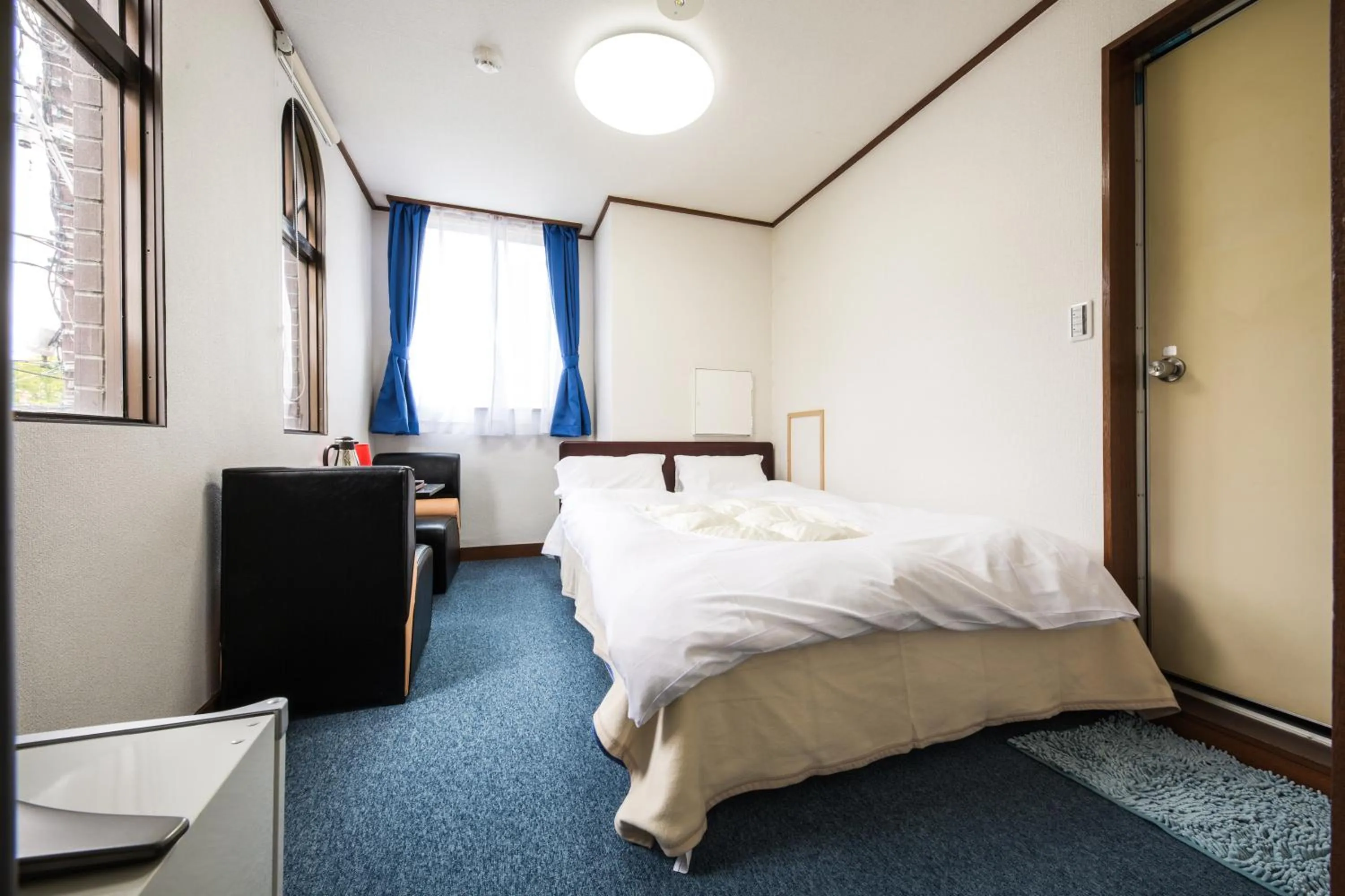 Bed in Kinugawa Pension Bamboo