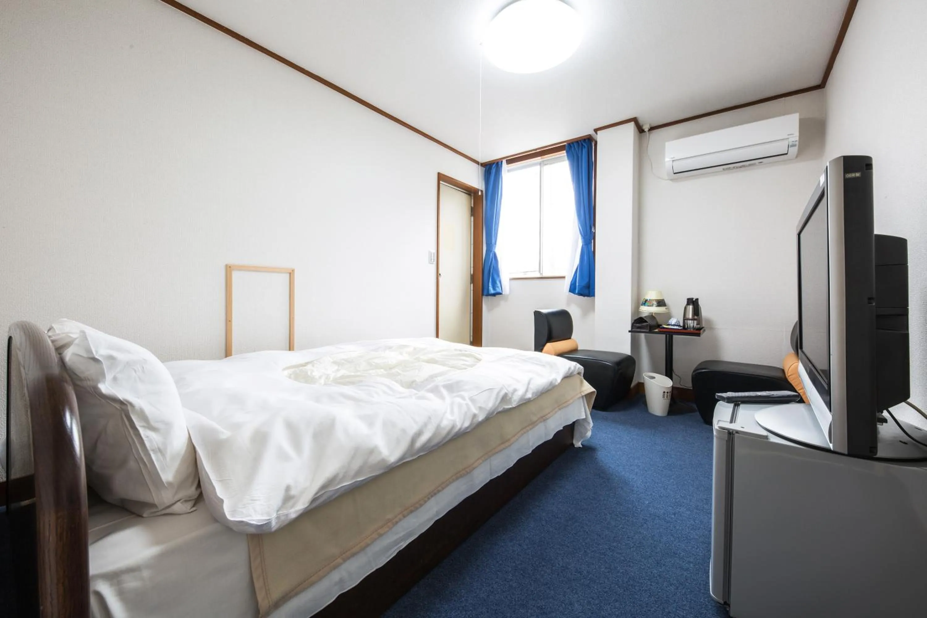 Bed in Kinugawa Pension Bamboo