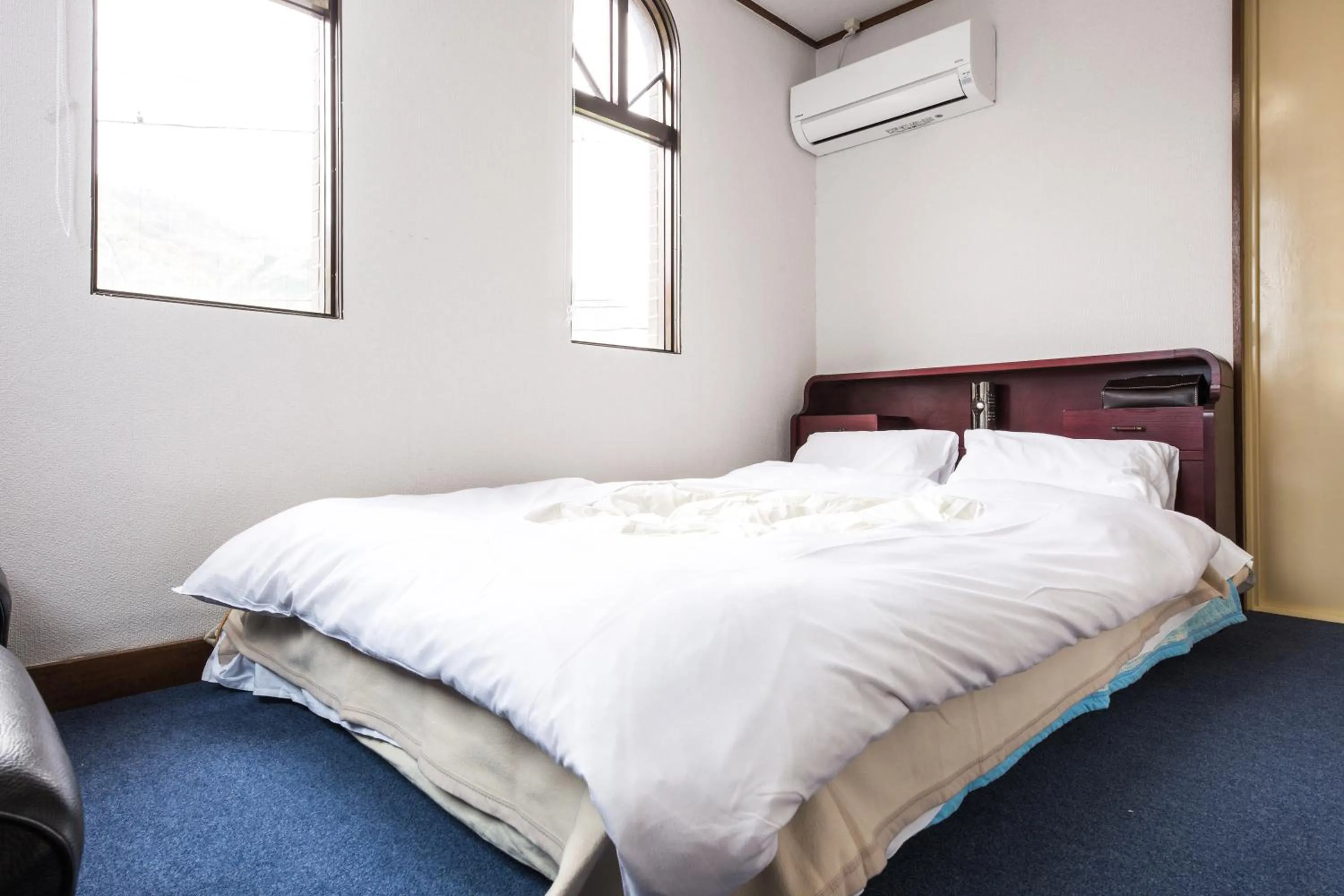 Bed in Kinugawa Pension Bamboo