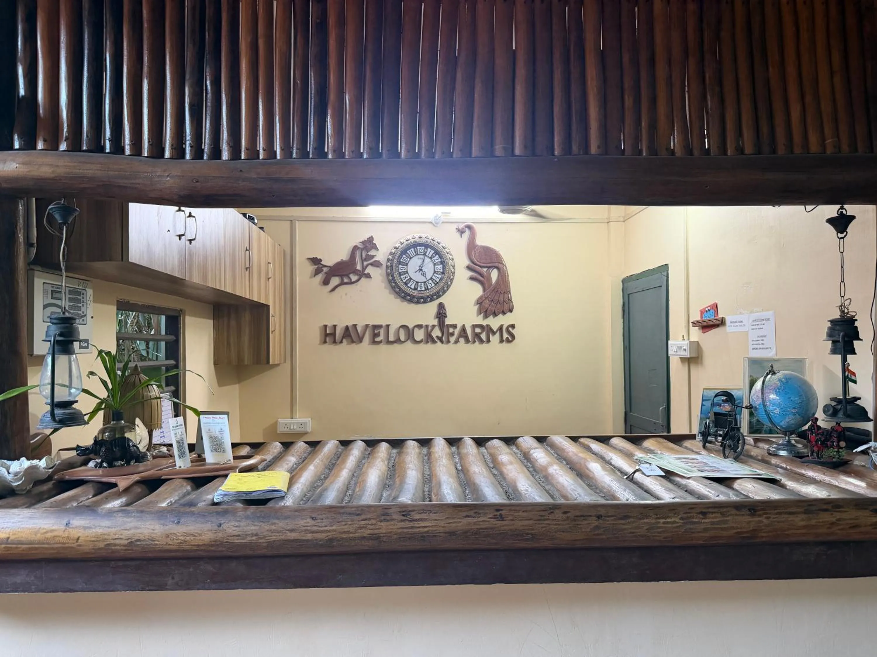 Text overlay in Havelock Farms Resort
