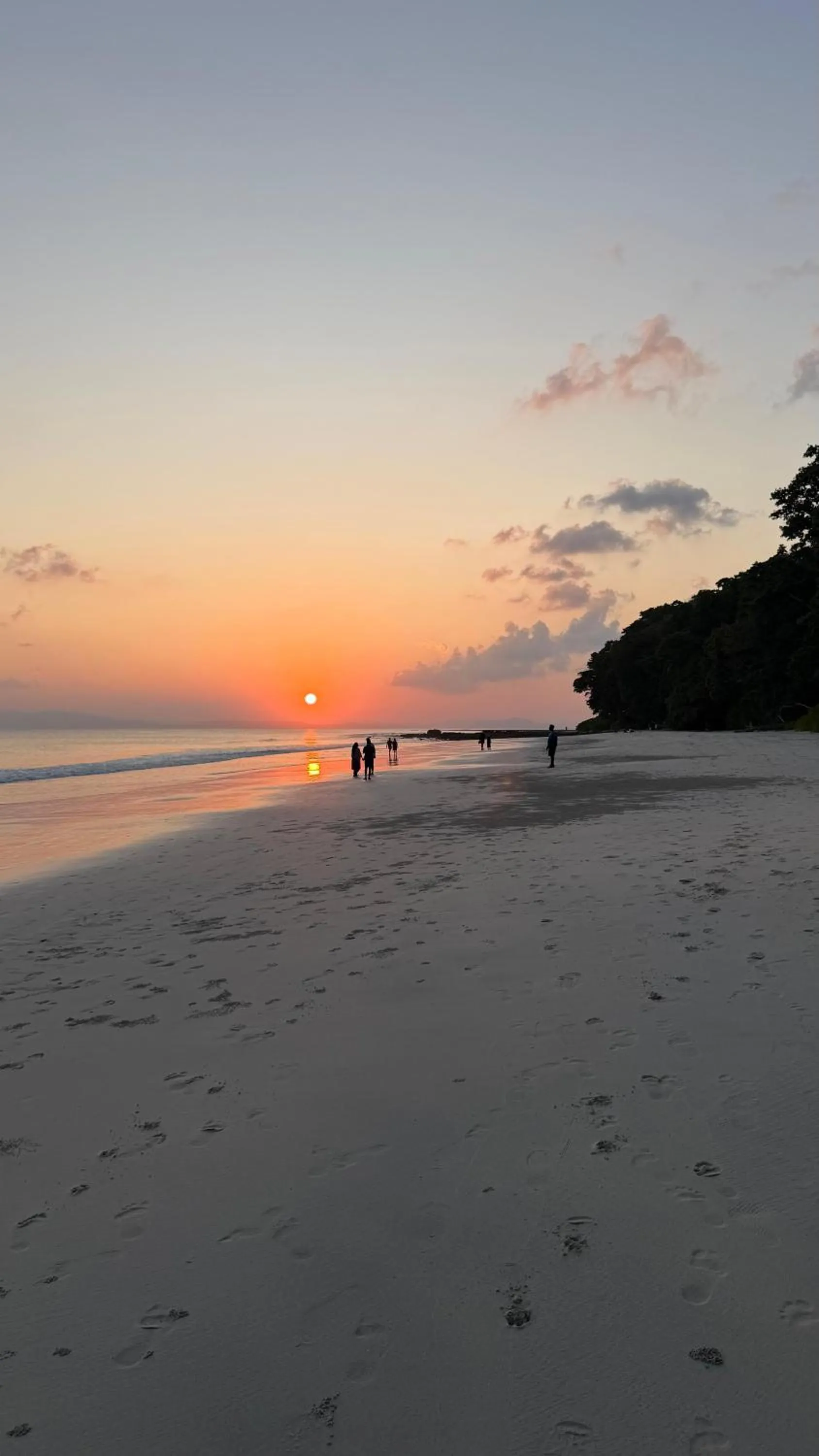 Sunset in Havelock Farms Resort