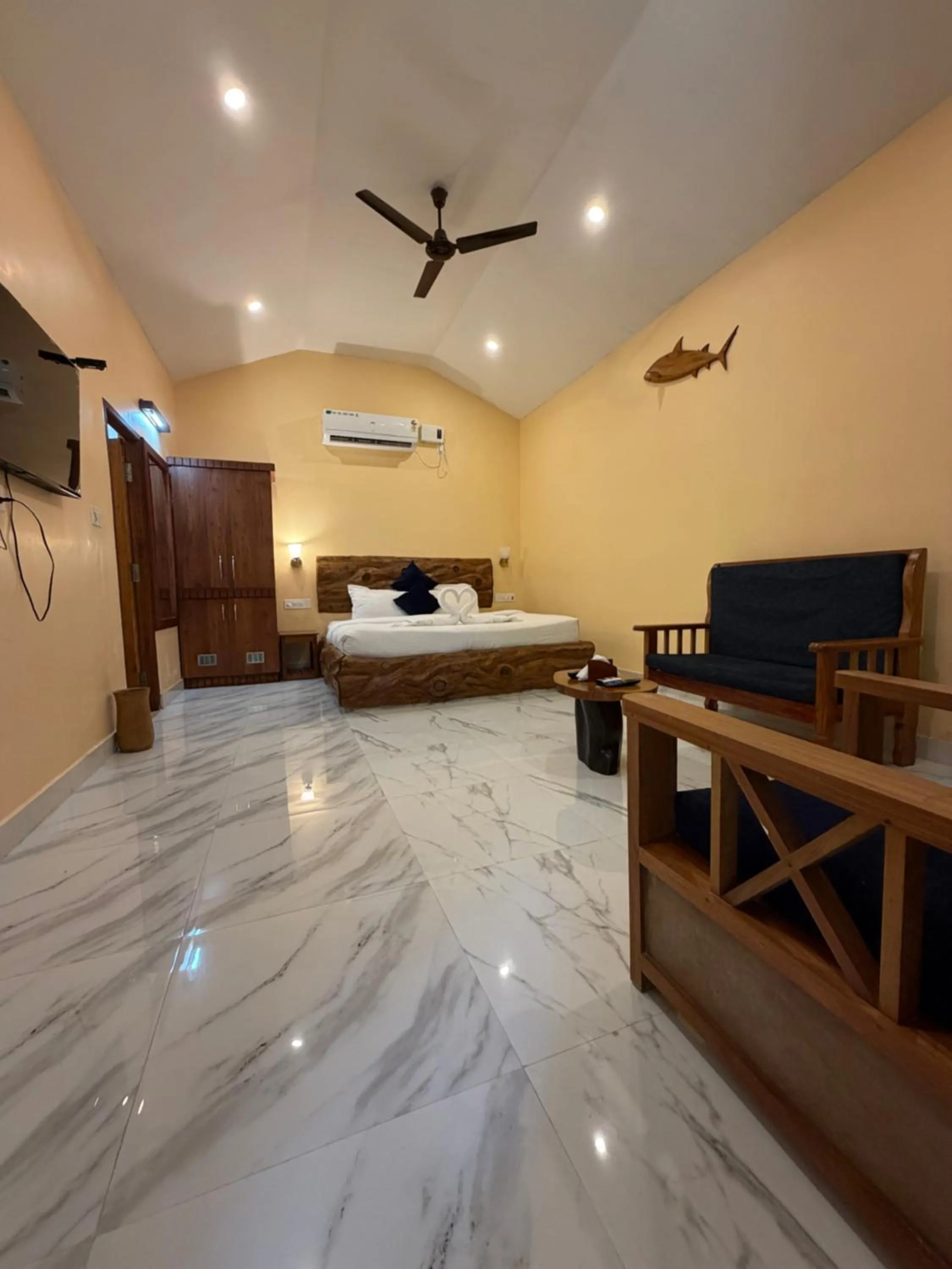 View (from property/room), Bed in Havelock Farms Resort