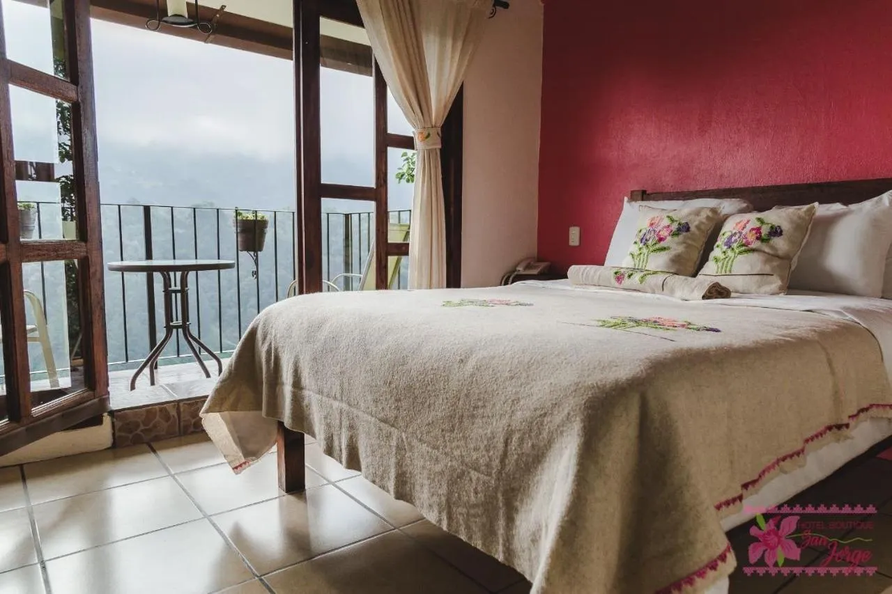 Bed in Hotel San Jorge