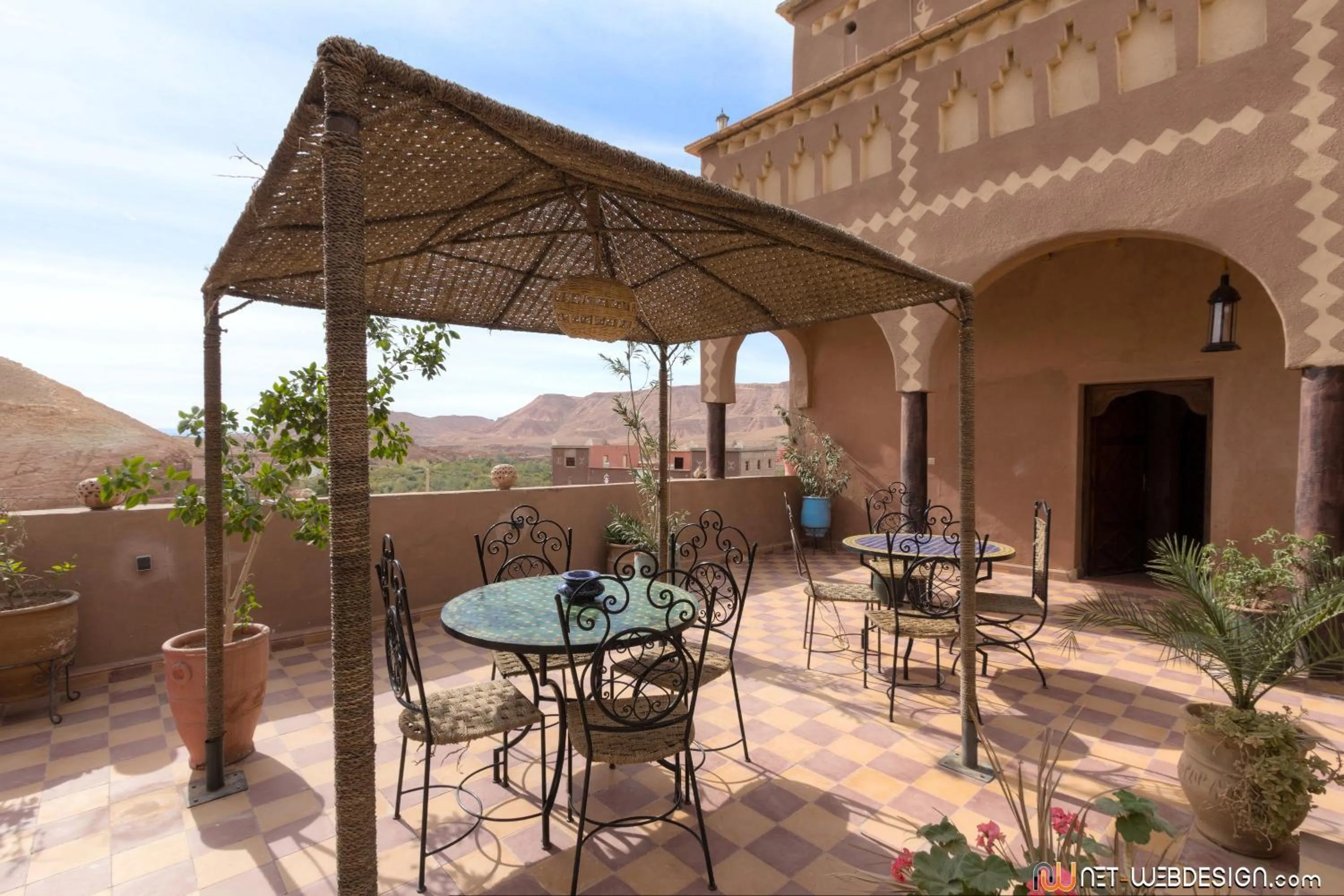 Patio in Kasbah Ounila