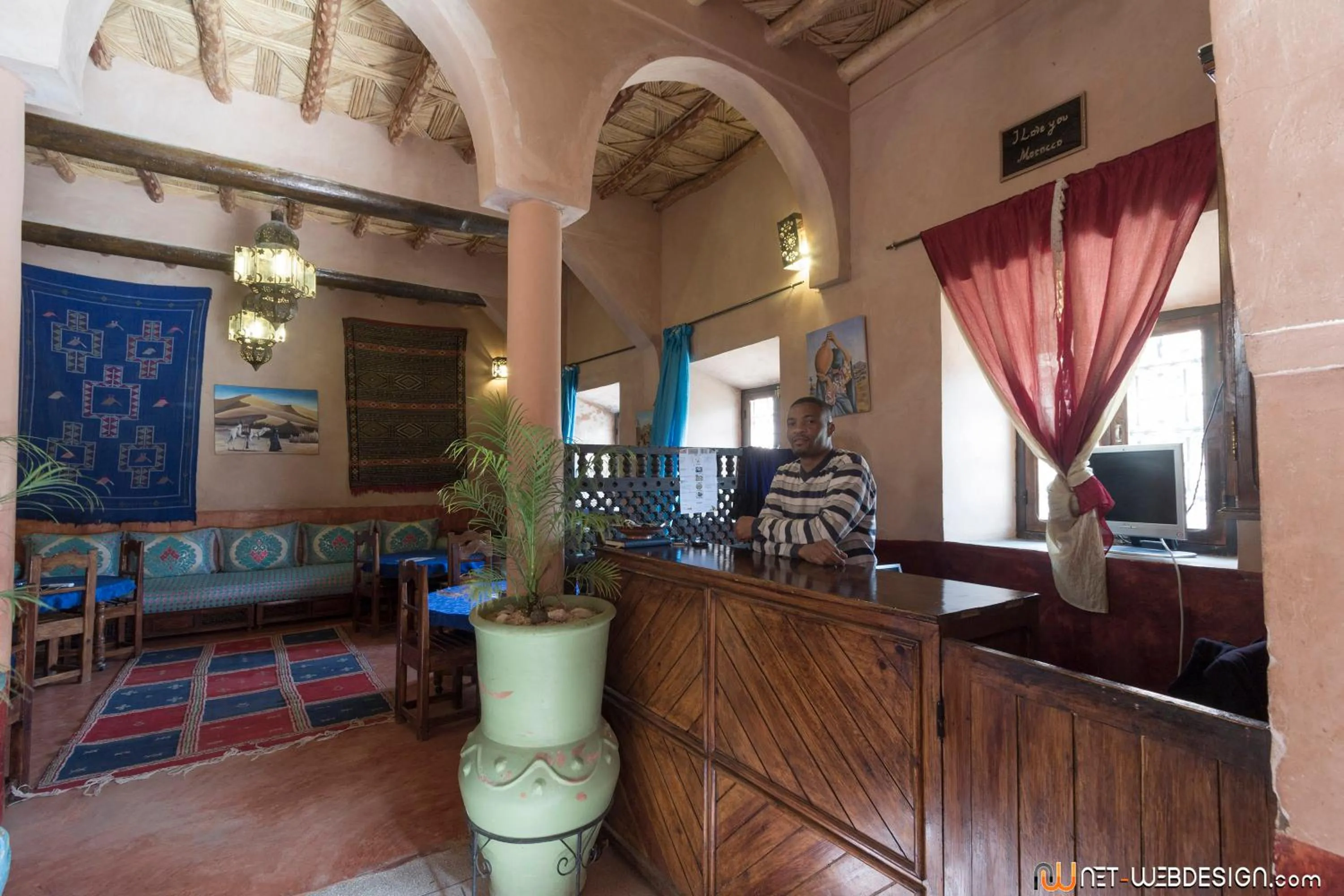 Lobby or reception in Kasbah Ounila