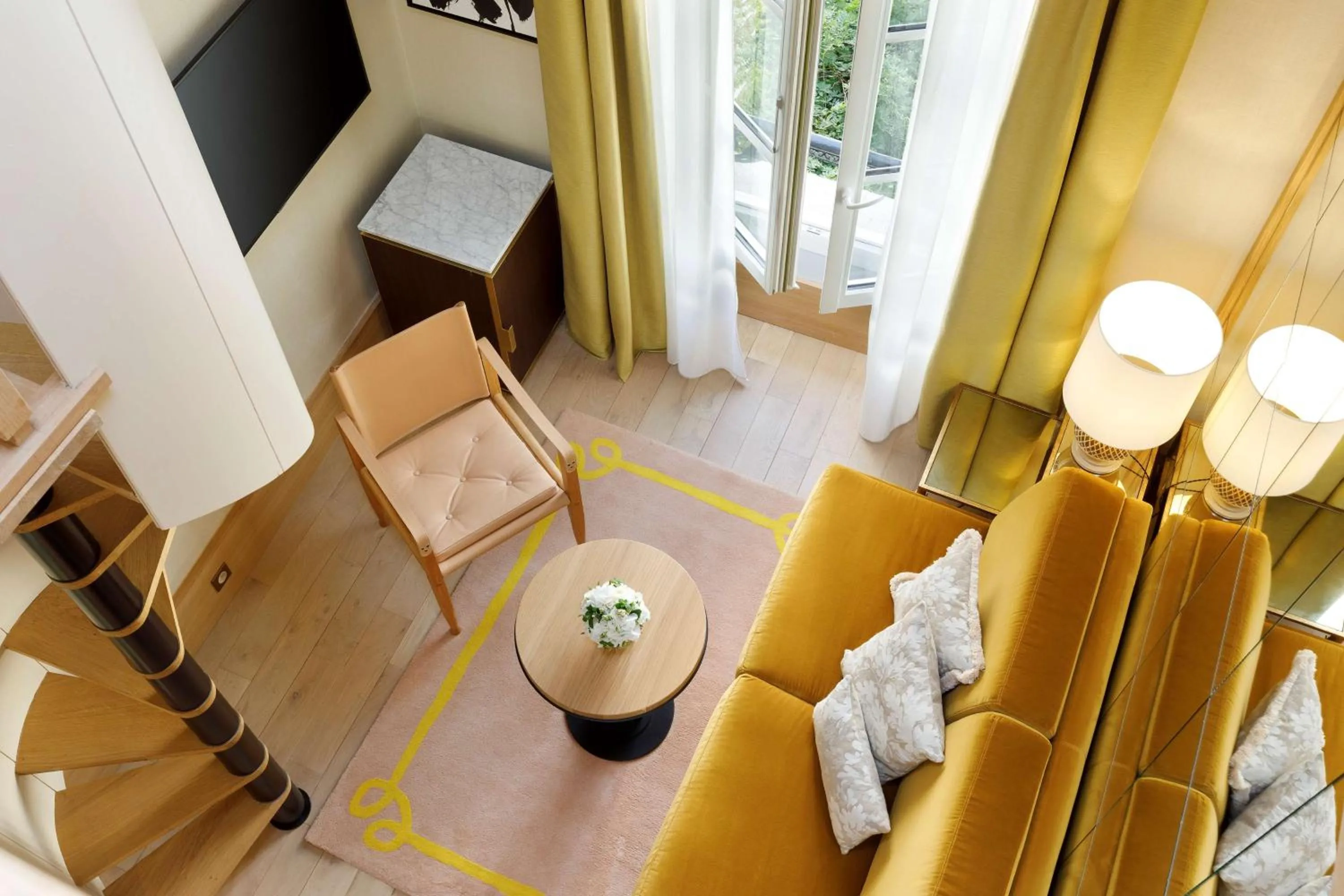 Bedroom in Le Belgrand Hotel Paris Champs Elysees, Tapestry By Hilton