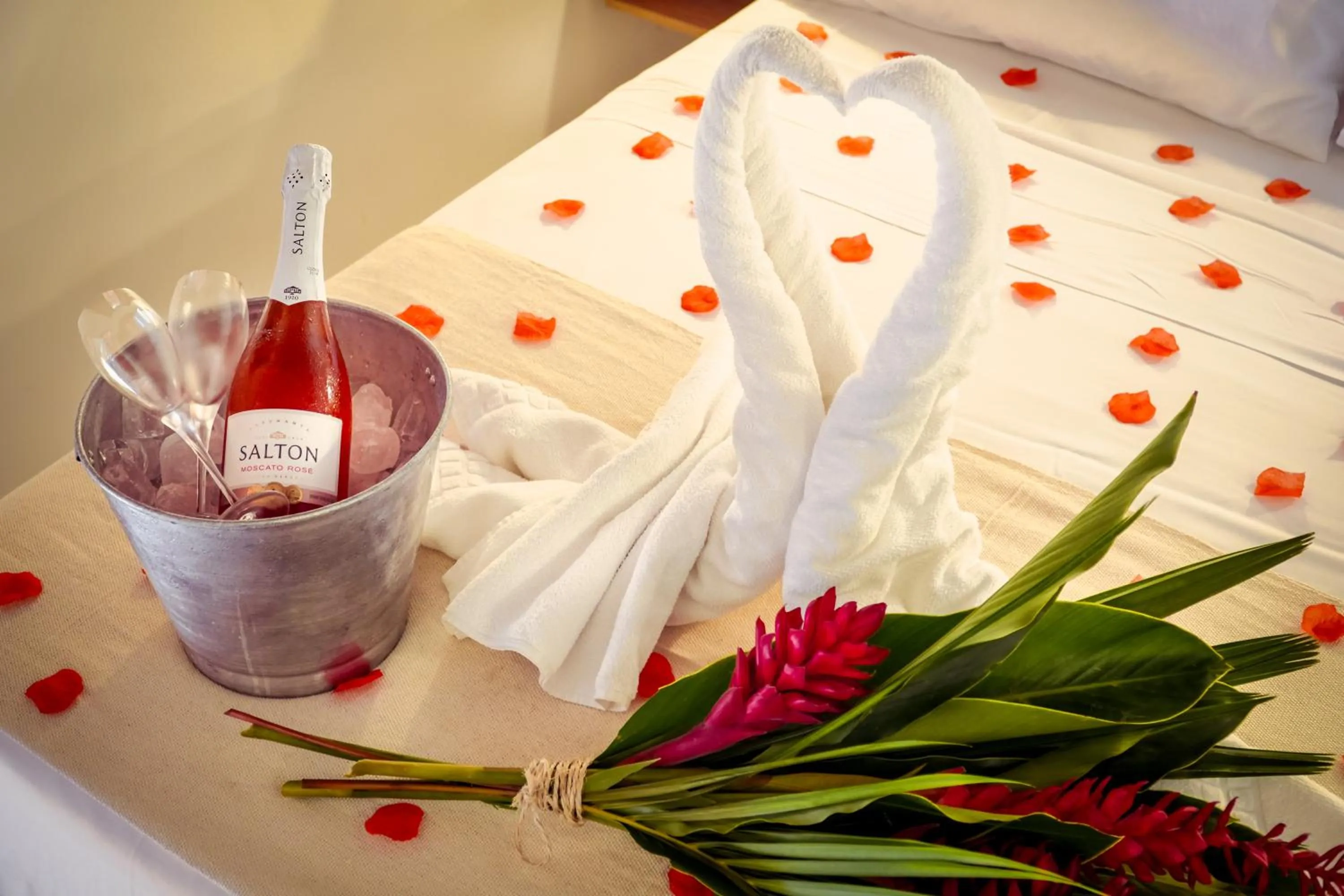 Bed in VELINN Pousada Bromelias