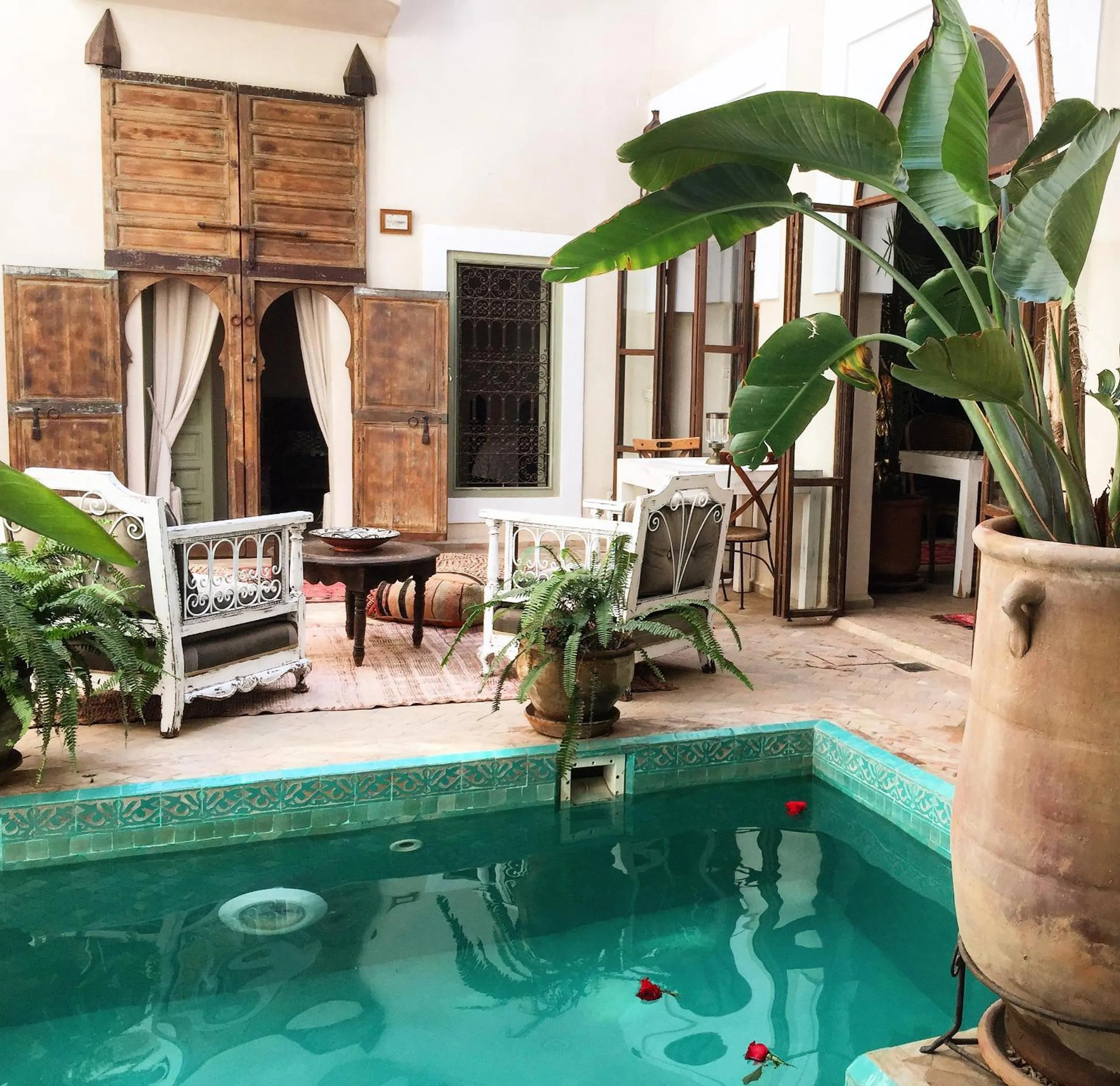 Swimming pool in Riad Palacio De Las Especias