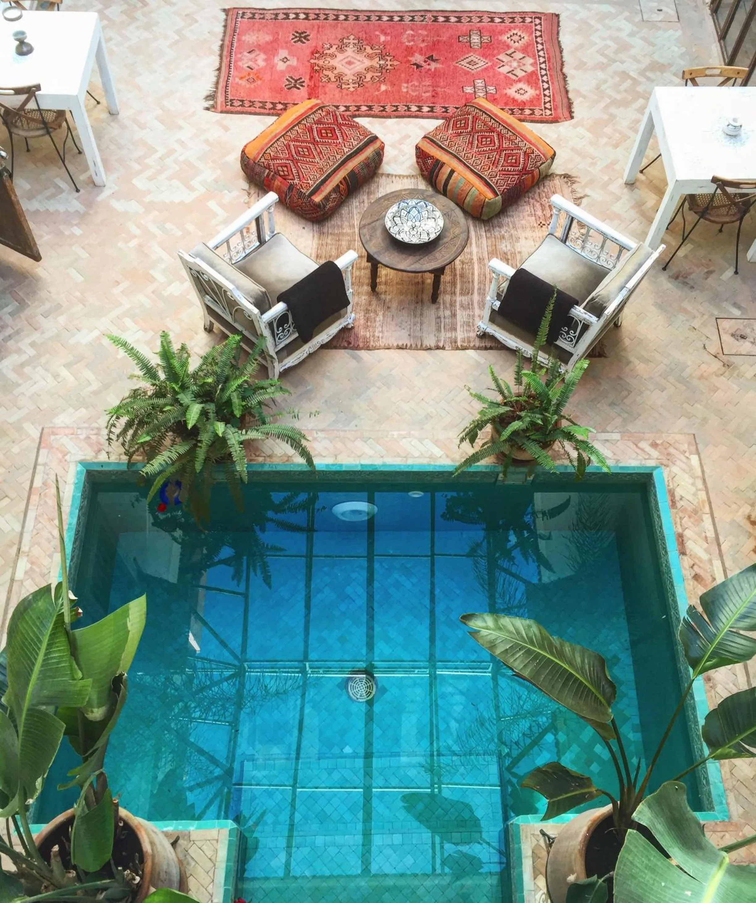 Bird's eye view in Riad Palacio De Las Especias