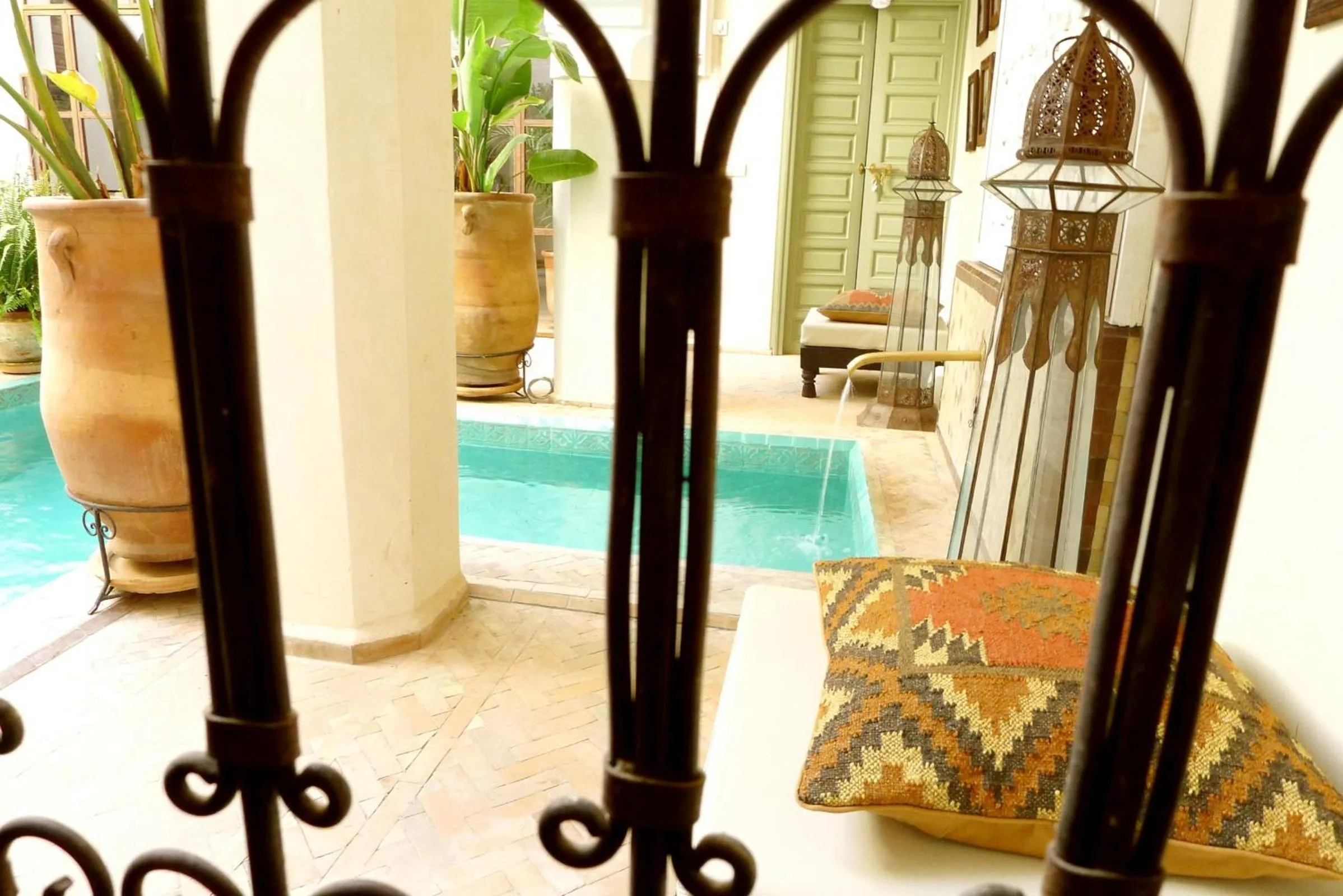 Swimming pool in Riad Palacio De Las Especias