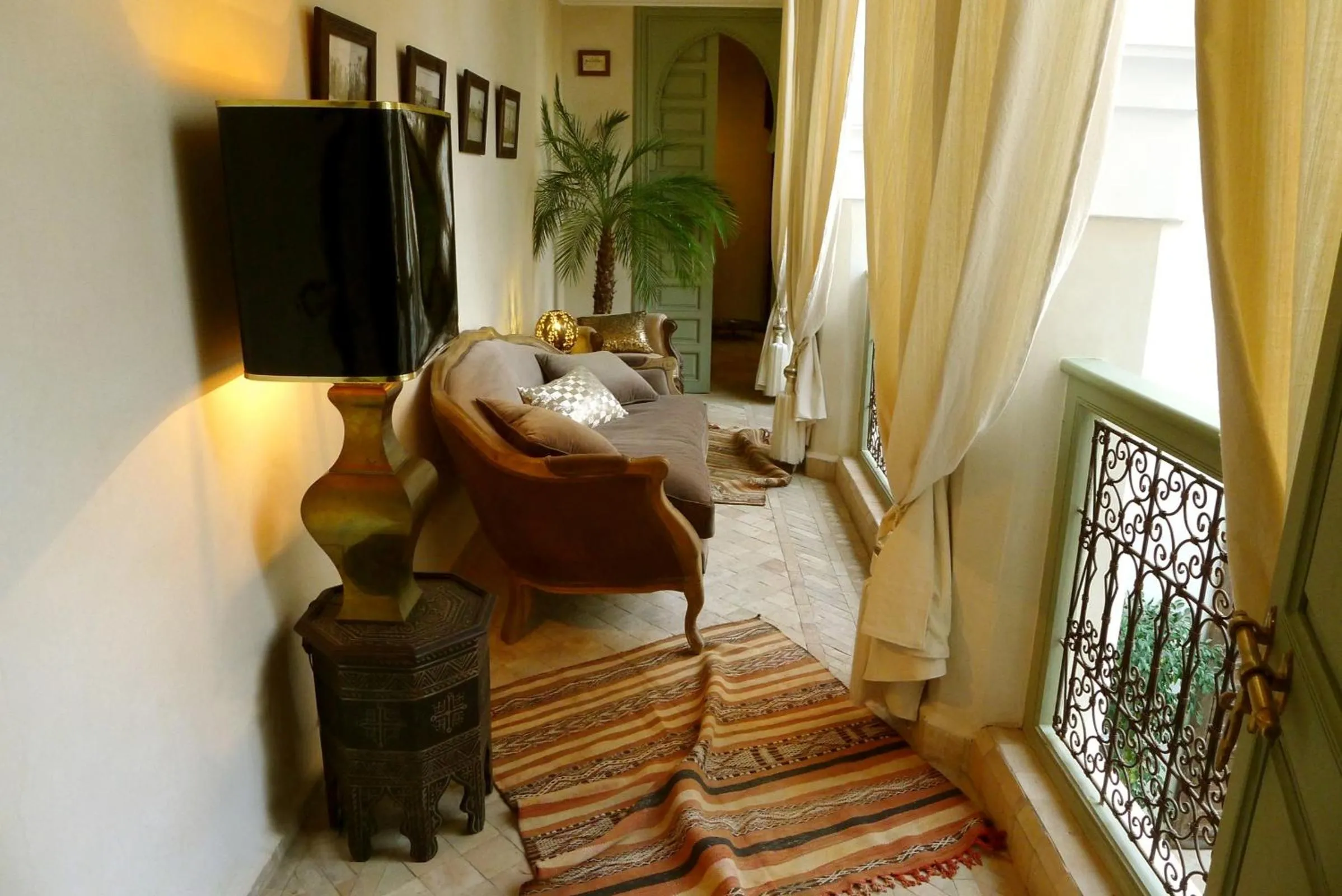 Living room in Riad Palacio De Las Especias