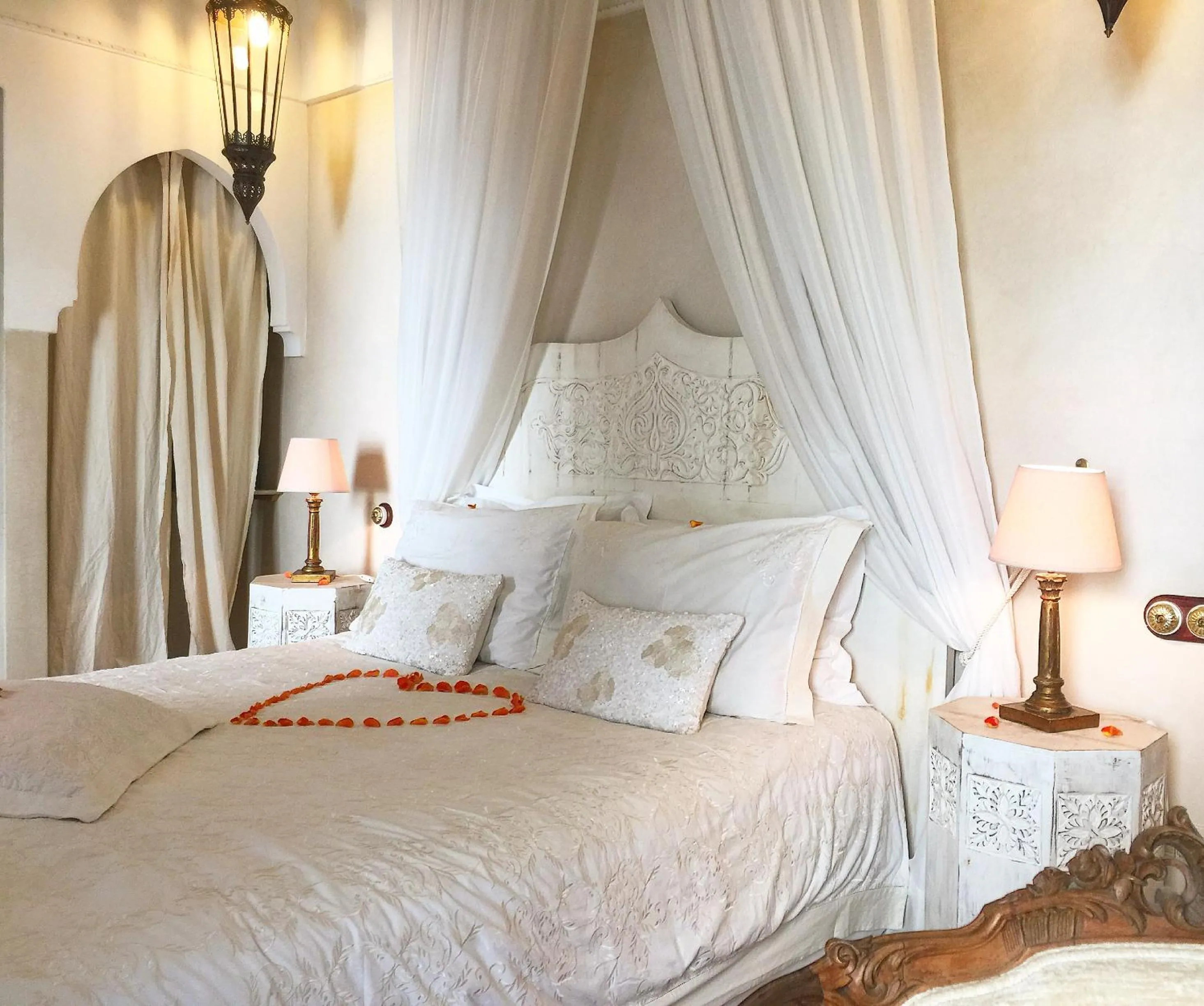 Food and drinks, Bed in Riad Palacio De Las Especias