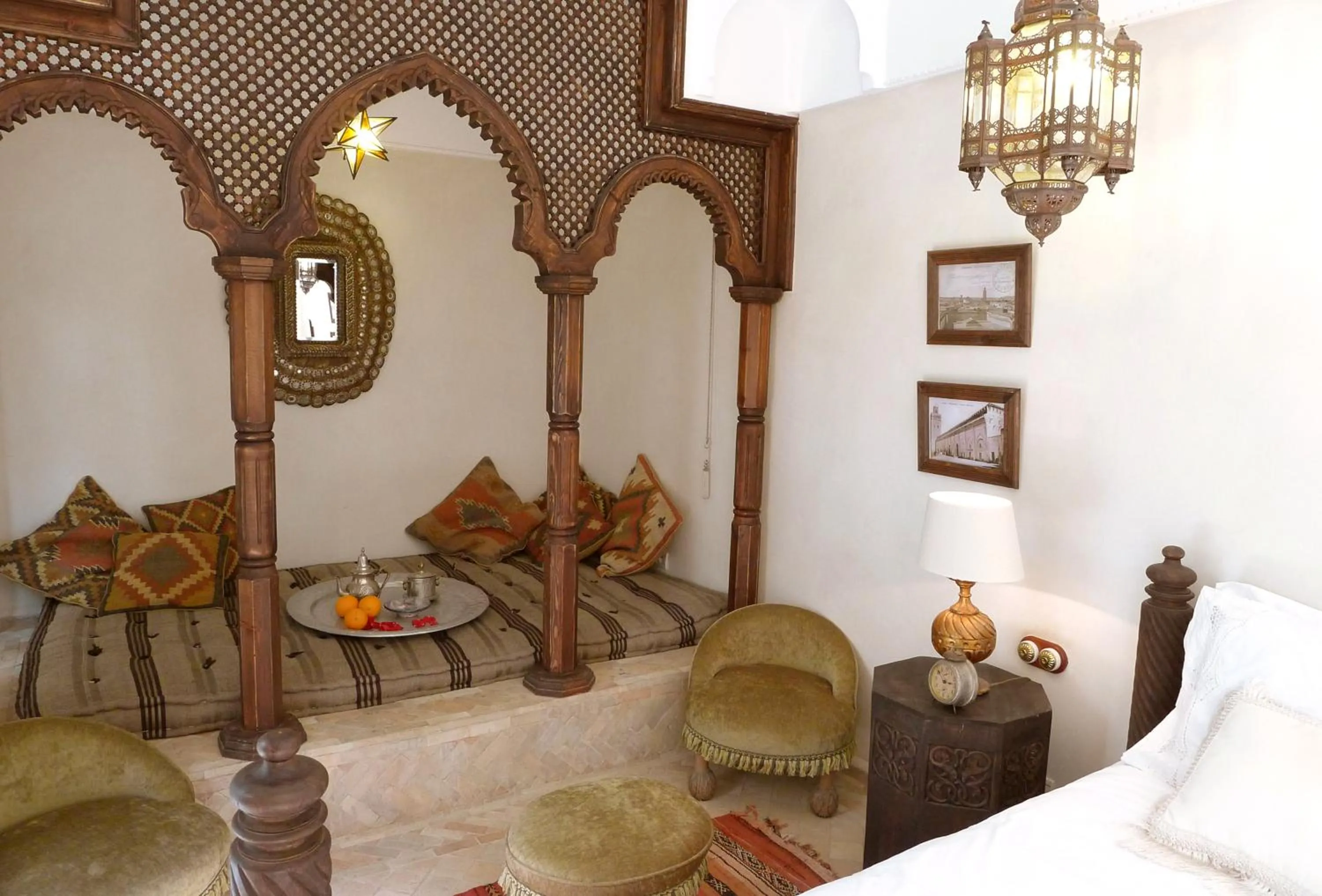 Living room in Riad Palacio De Las Especias