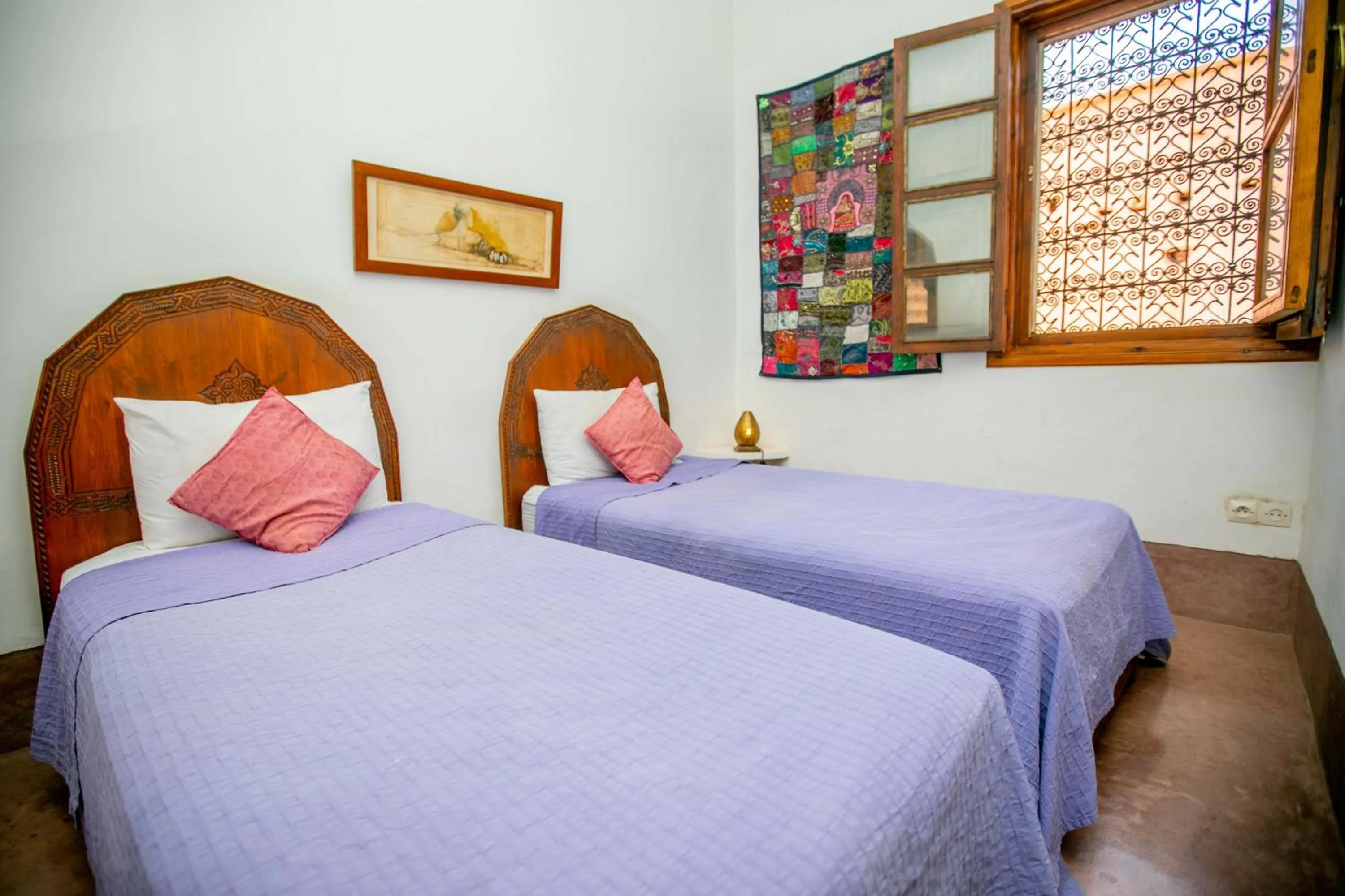 Bed in Riad Marélia