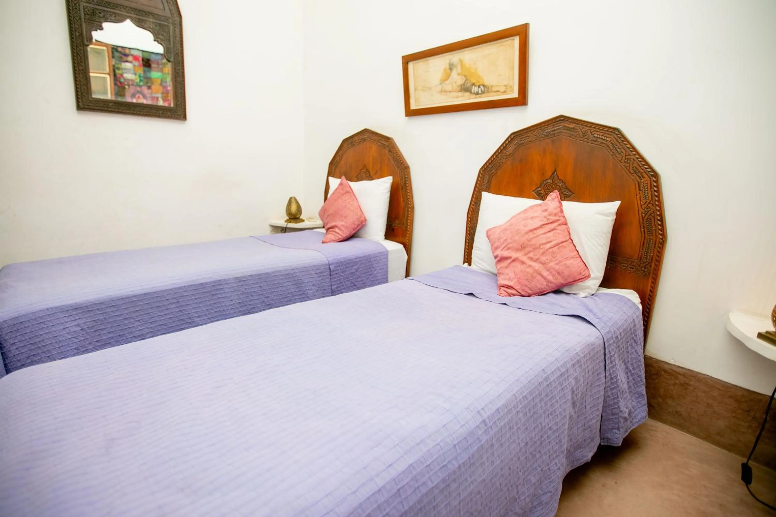 Bed in Riad Marélia