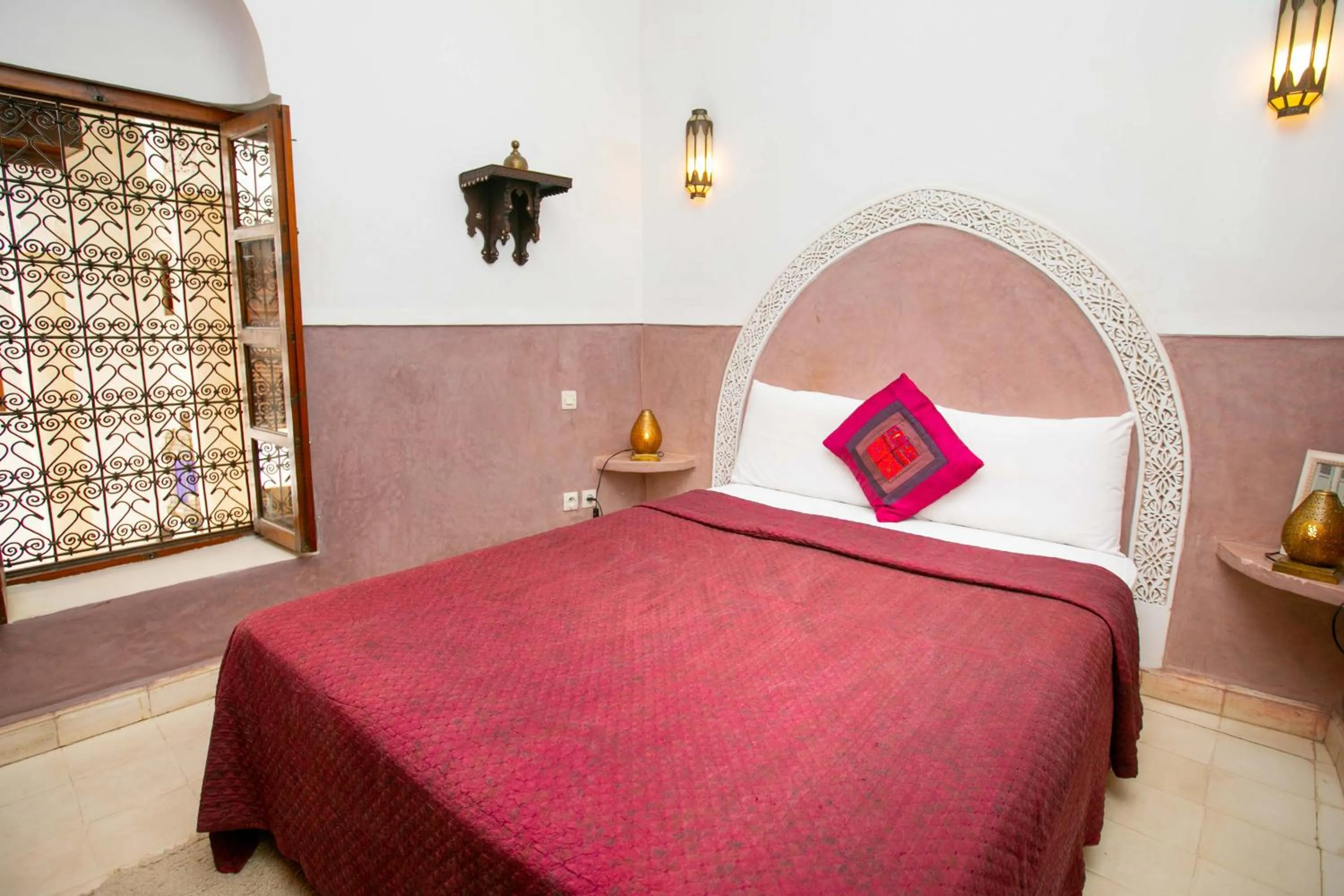 Bed in Riad Marélia