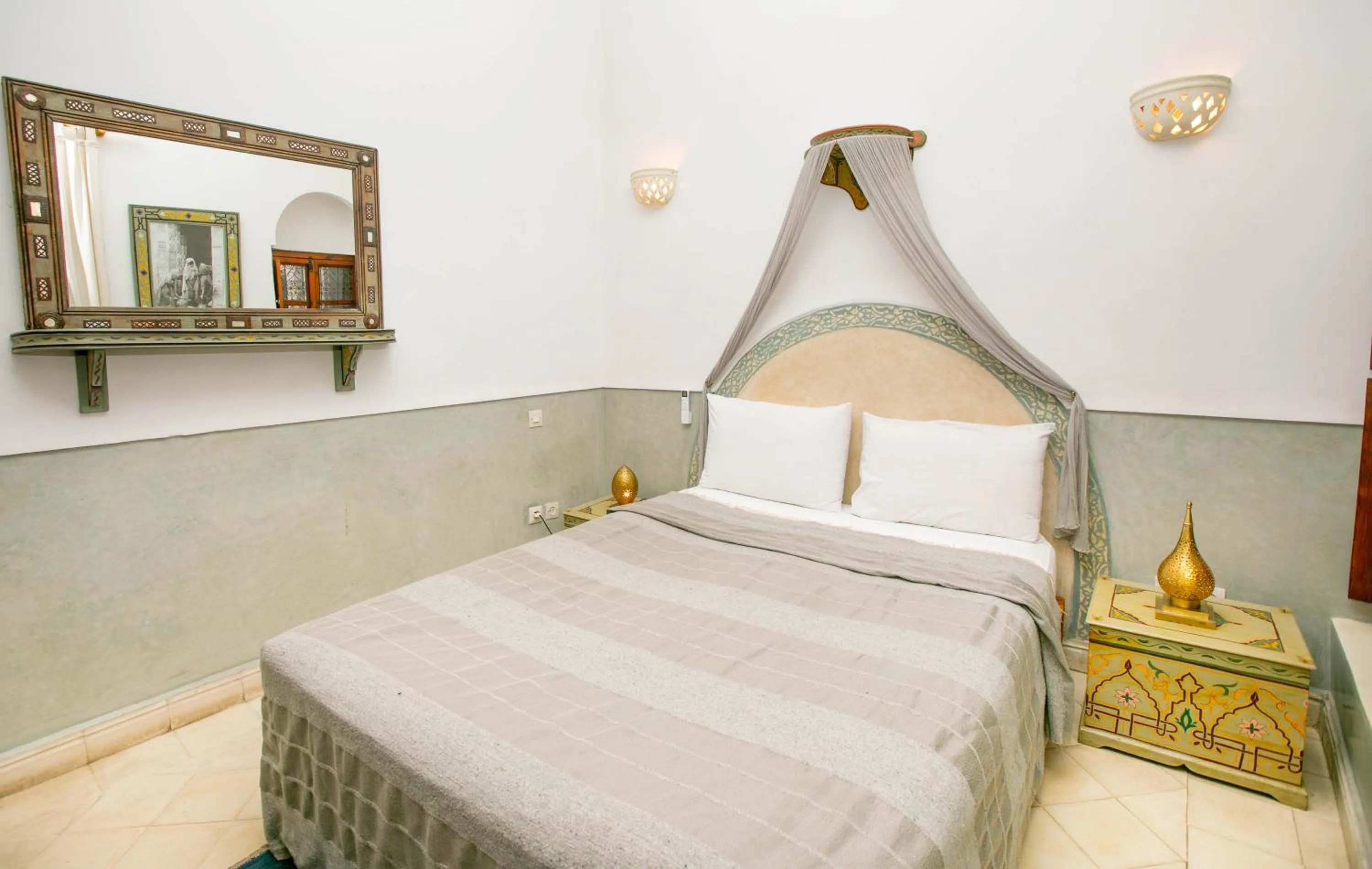 Bed in Riad Marélia