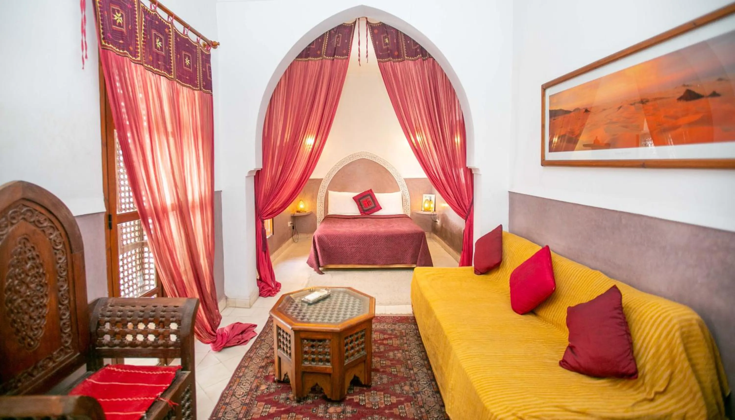 Bed in Riad Marélia