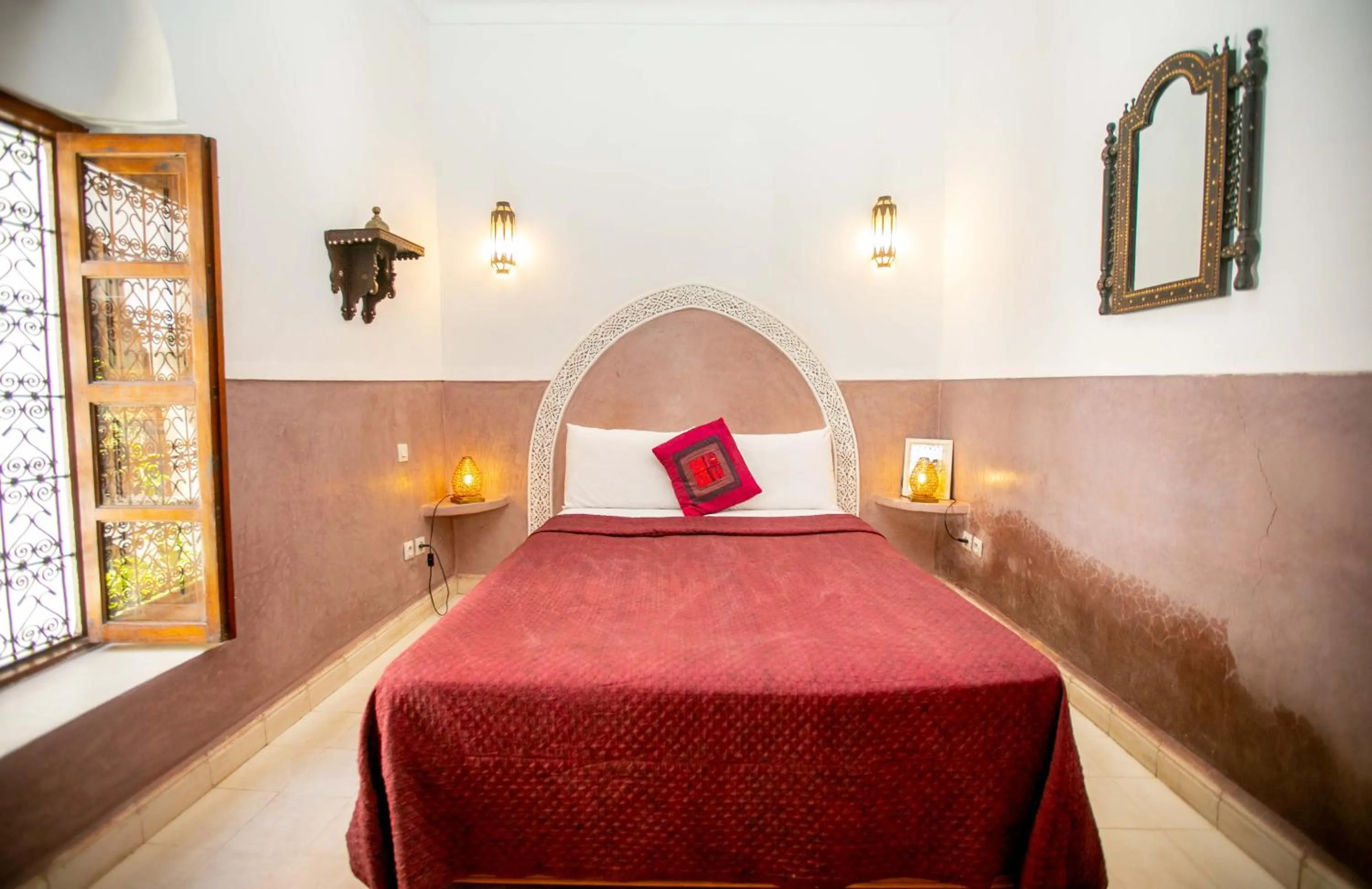 Bed in Riad Marélia