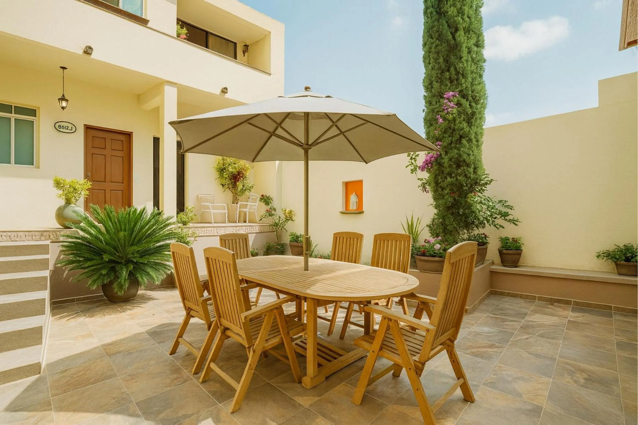 Bird's eye view in Casa Santa Fe