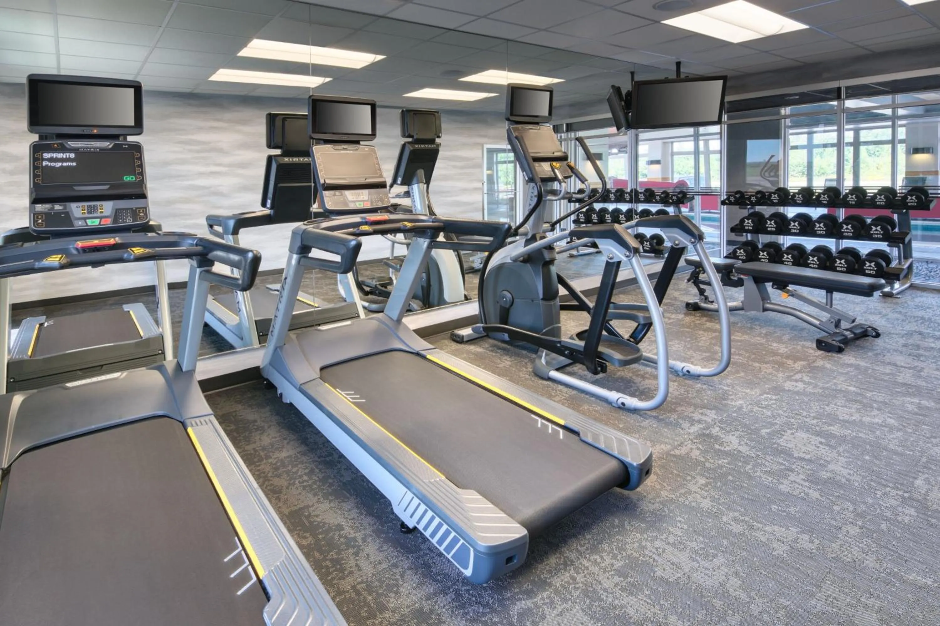 Fitness centre/facilities in Fairfield Inn & Suites by Marriott Moncton